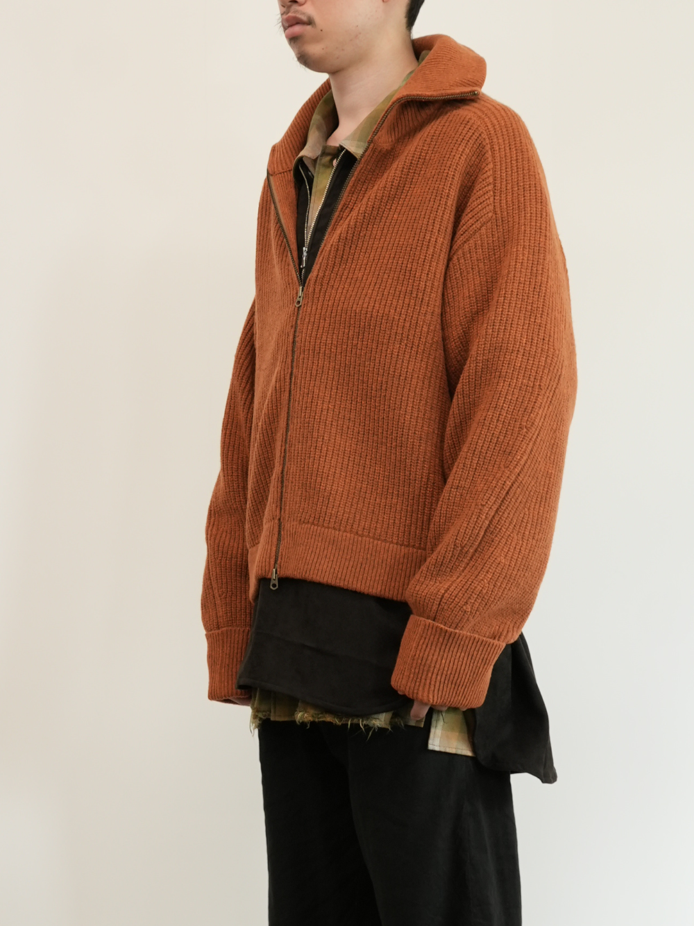 DRIVERS KNIT(TERRACOTTA)