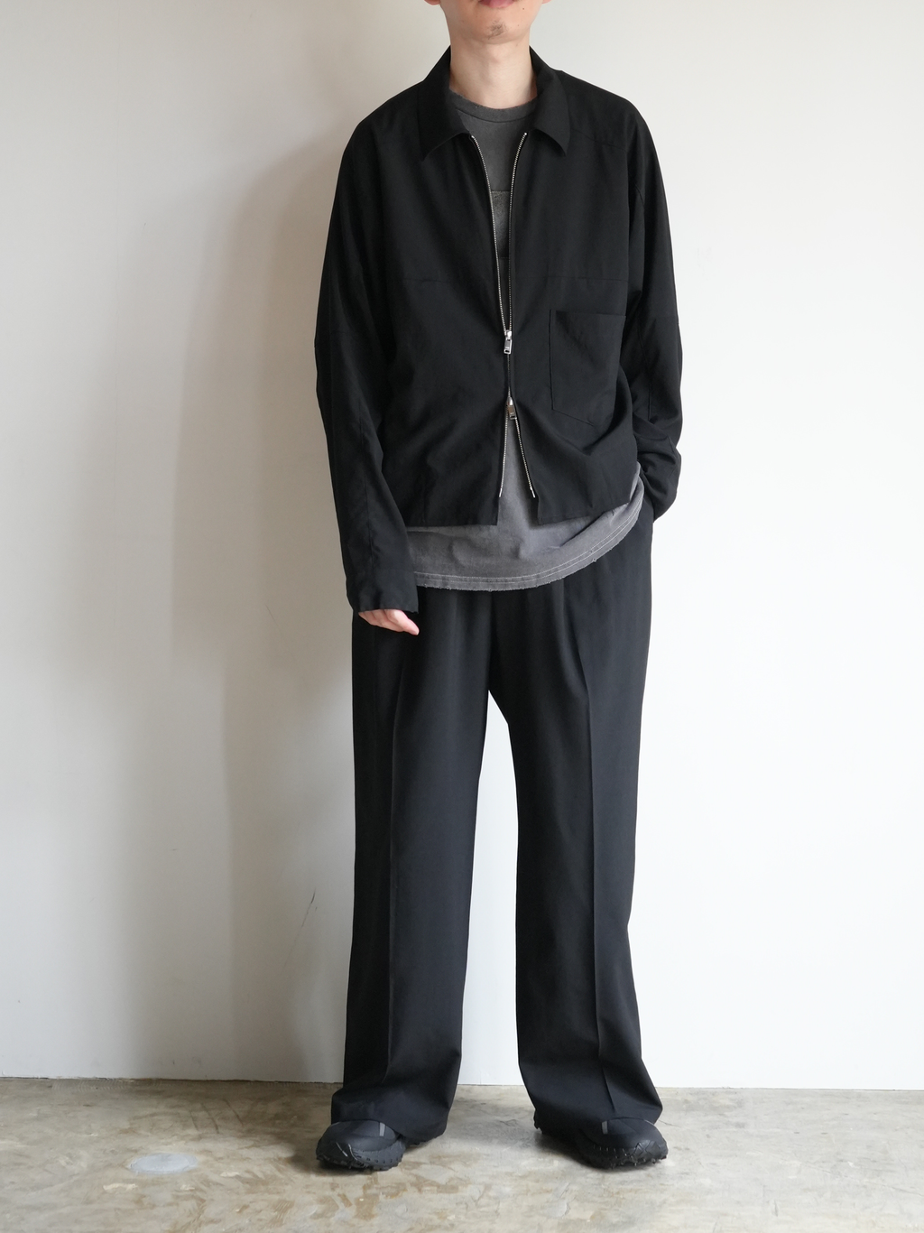 ANCELLM × YOKE】WOOL TROPICAL EASY PANTS XO ANCELLM × YOKE】WOOL TROPICAL EASY PANTS XO