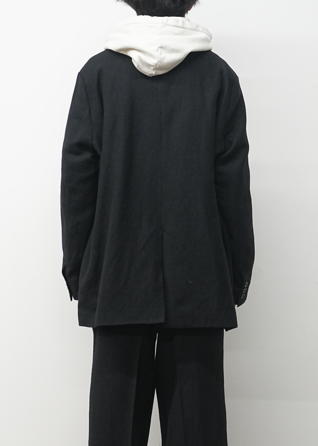 SEMI-DOUBLE TAILORED JACKET(BLACK) – ANCELLM SEMI-DOUBLE TAILORED JACKET(BLACK) – ANCELLM