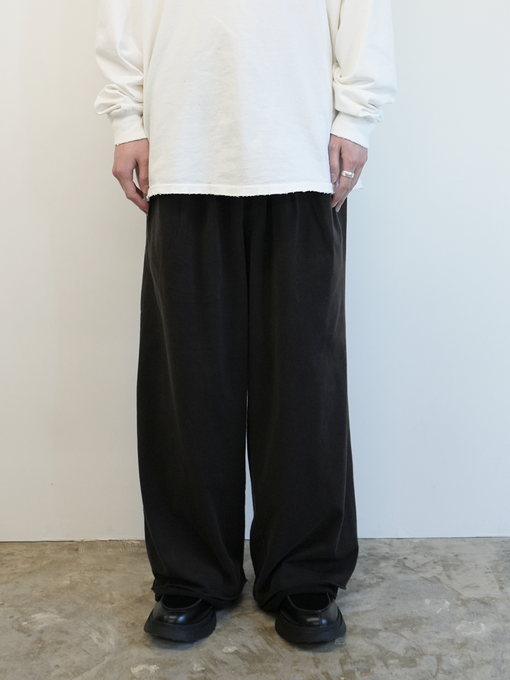 パンツ ANCELLM FADED DRAPE WIDE EASY CUT SLACKS FADED DRAPE パンツ ANCELLM FADED DRAPE WIDE EASY CUT SLACKS FADED DRAPE