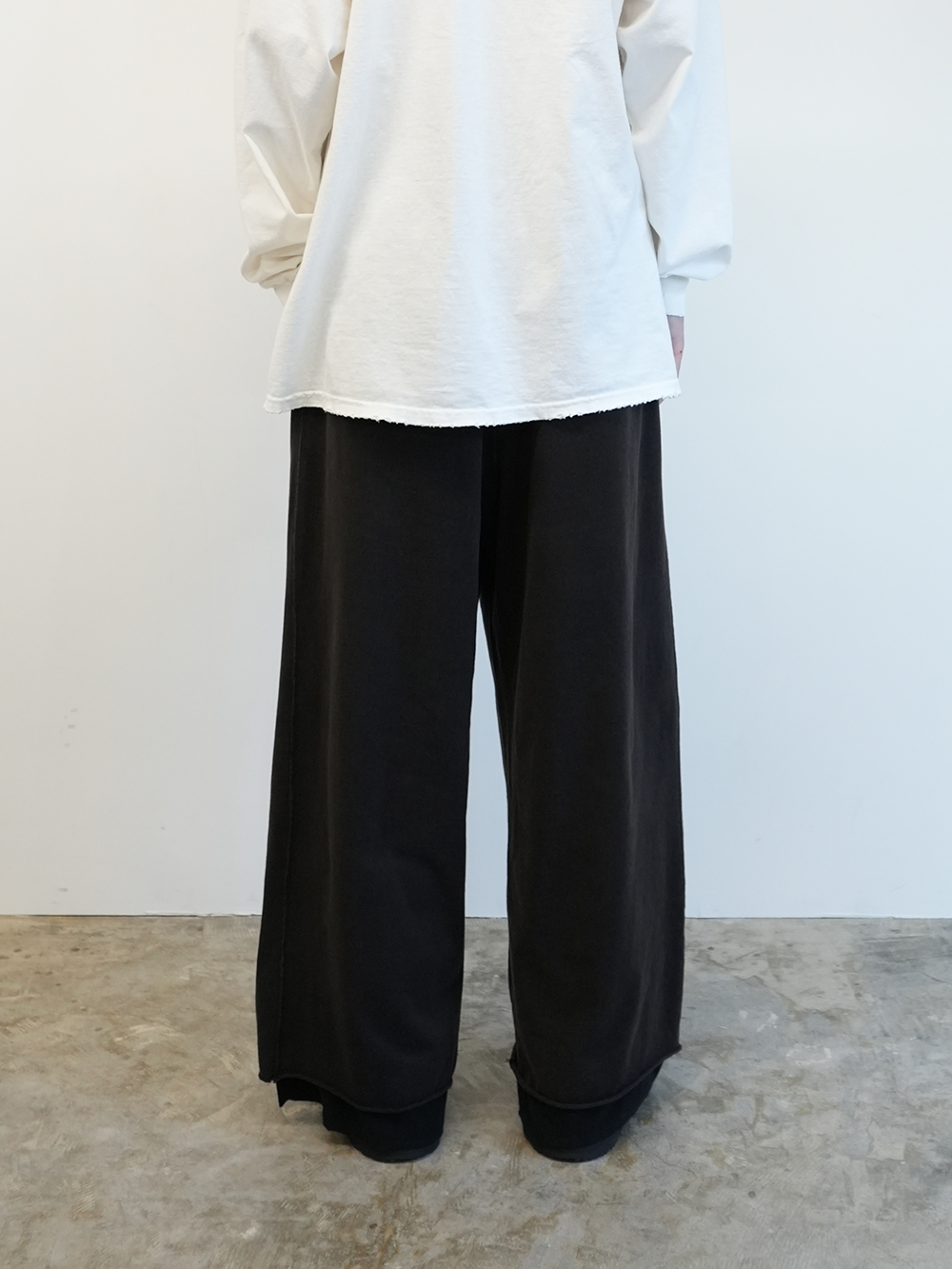 FADED DRAPE WIDE EASY CUT SLACKS