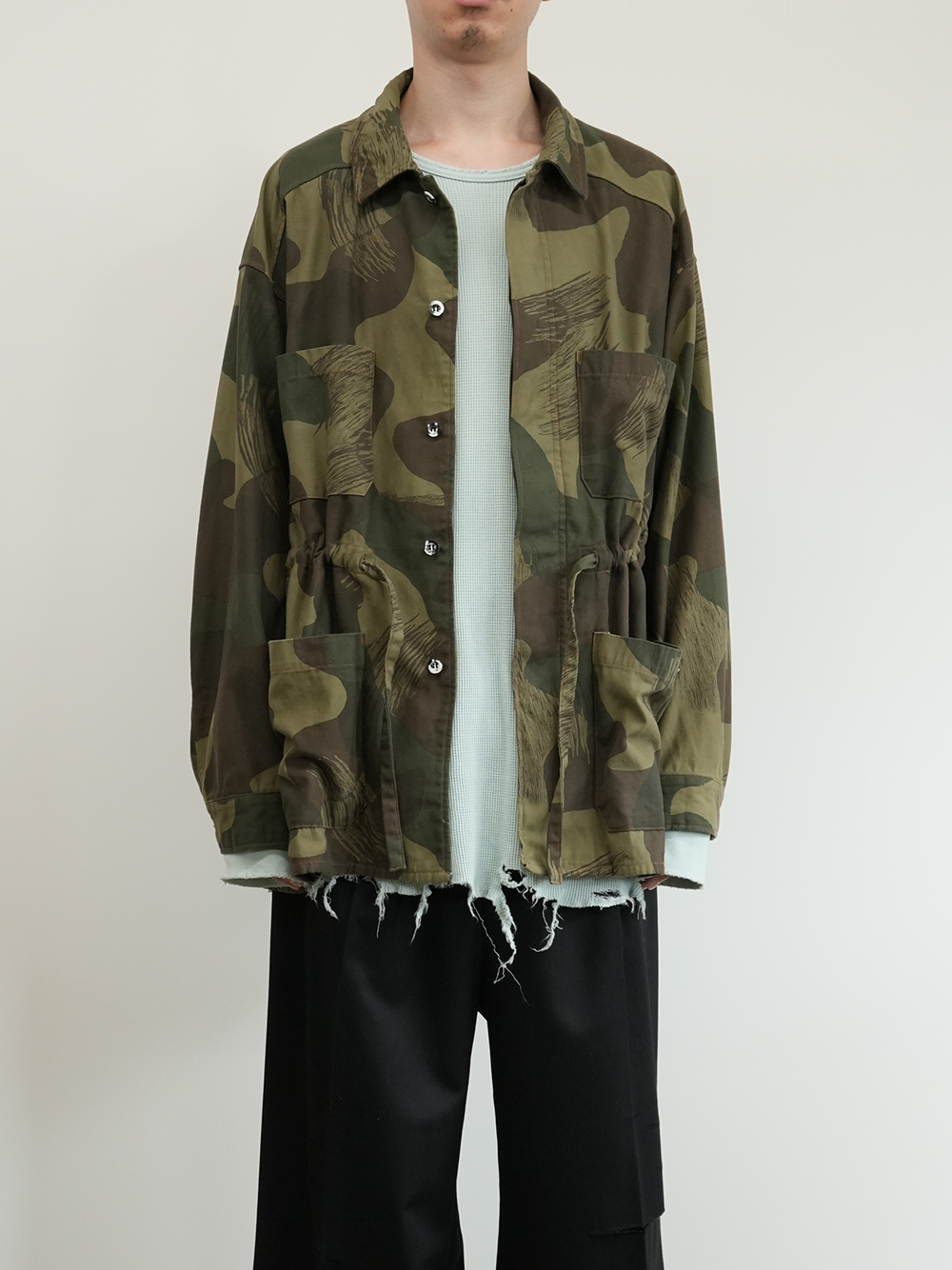 CAMO SHIRT JACKET(B.S CAMO)