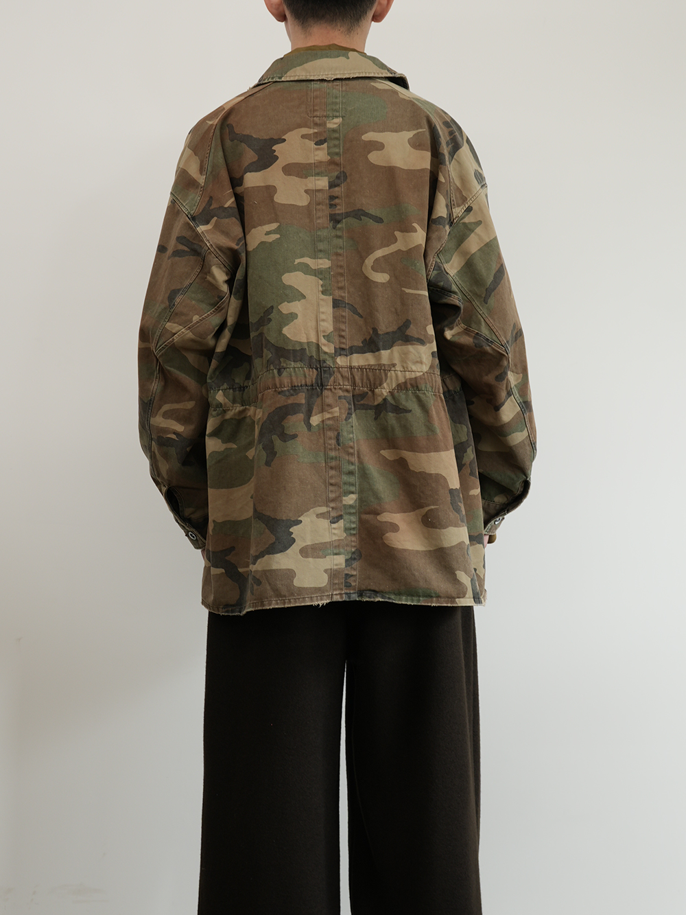 CAMO SHIRT JACKET(WOODLAND)