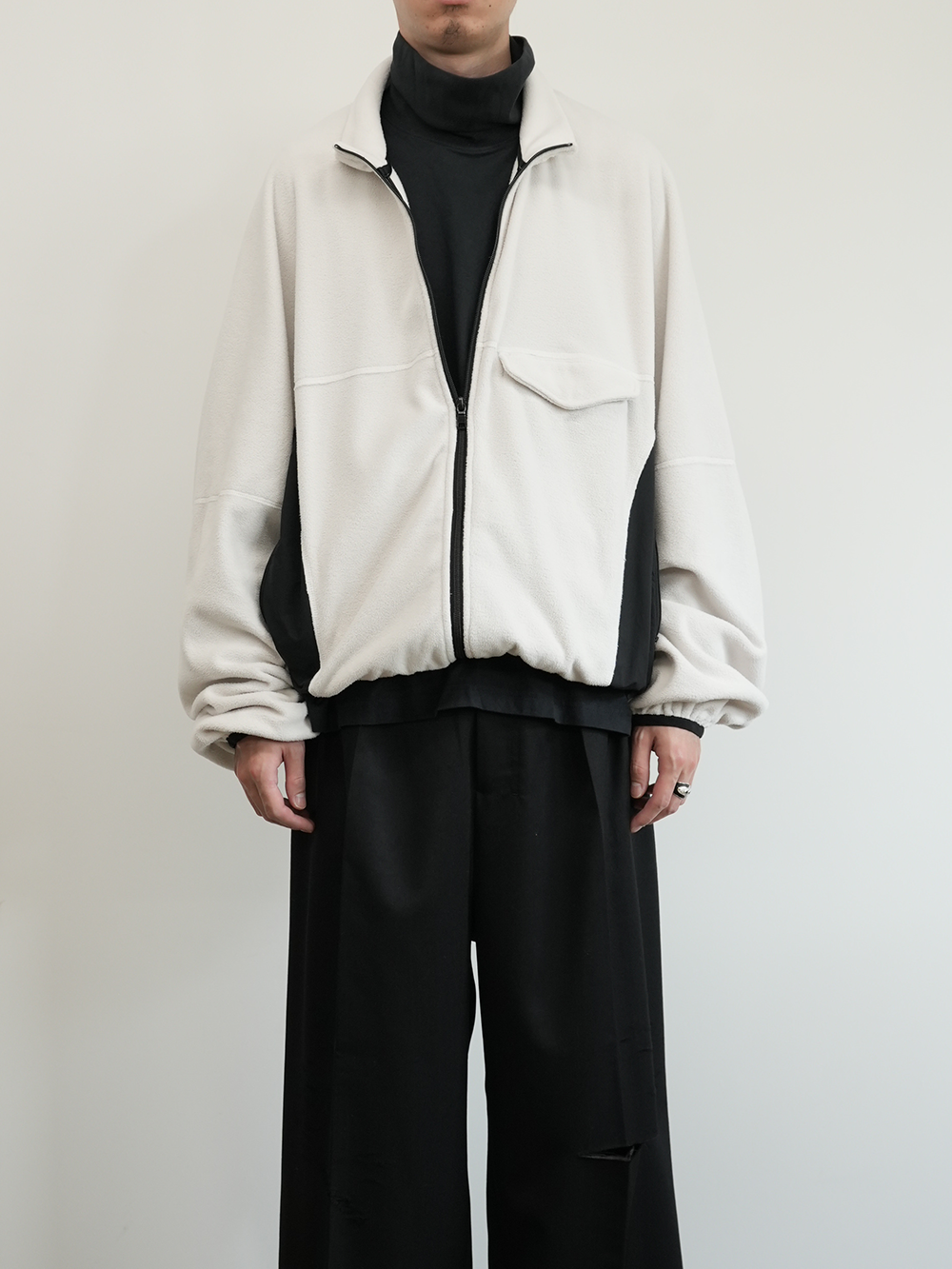 ANCELLM FLEECE SWITCHING JACKET ANCELLM FLEECE SWITCHING JACKET