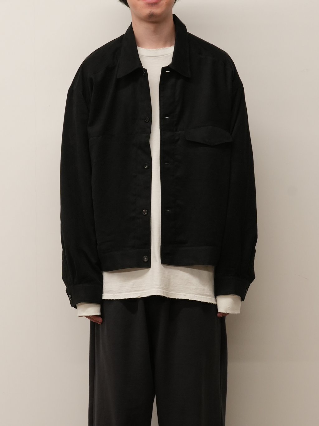 ジャケット・アウター ANCELLM VEAGAN SUEDE WORK SHIRT BLOUSON ジャケット・アウター ANCELLM VEAGAN SUEDE WORK SHIRT BLOUSON