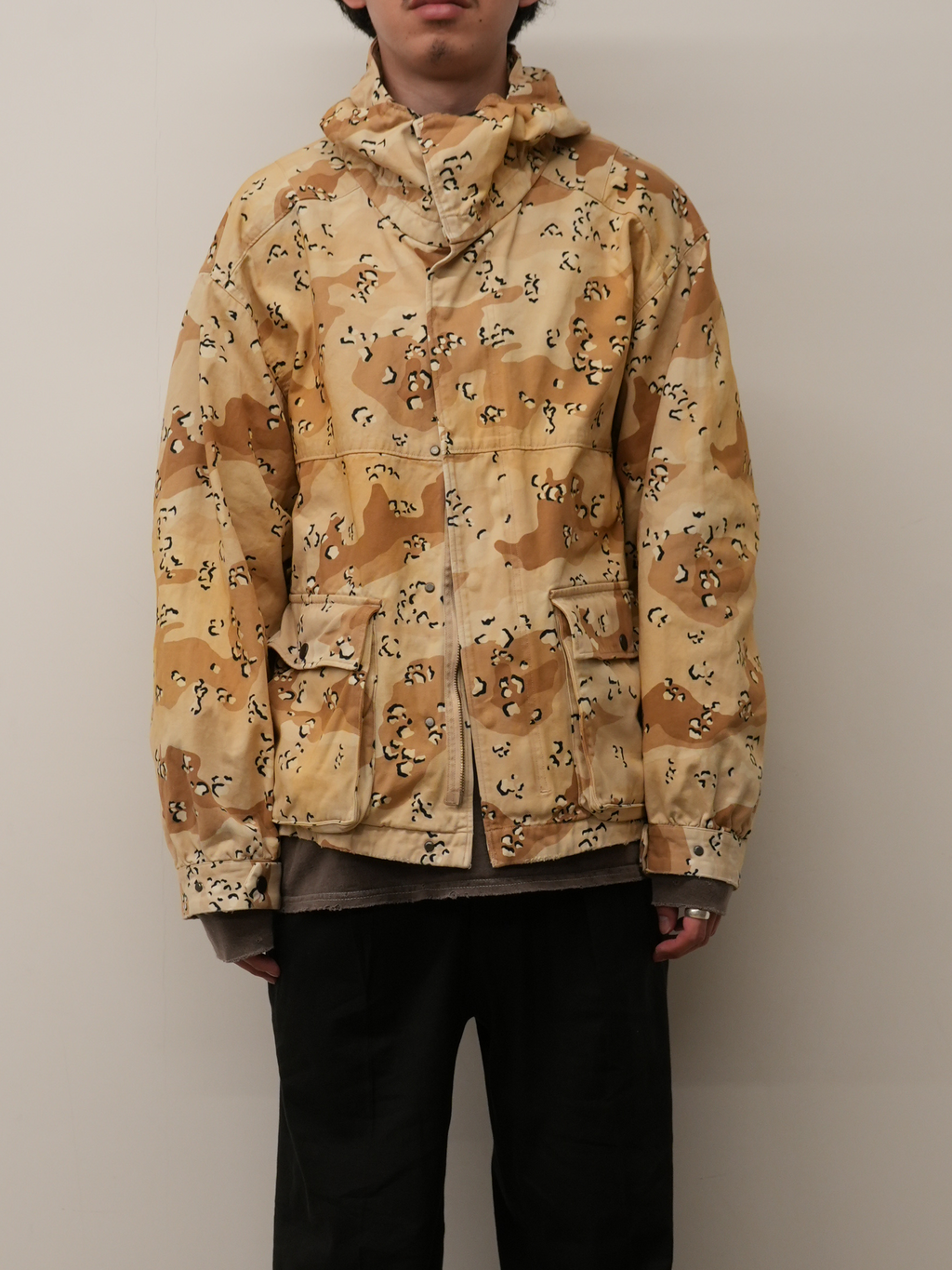CAMO ZIPUP HOODIE(CHOCOLATE CHIP) – ANCELLM CAMO ZIPUP HOODIE(CHOCOLATE CHIP) – ANCELLM