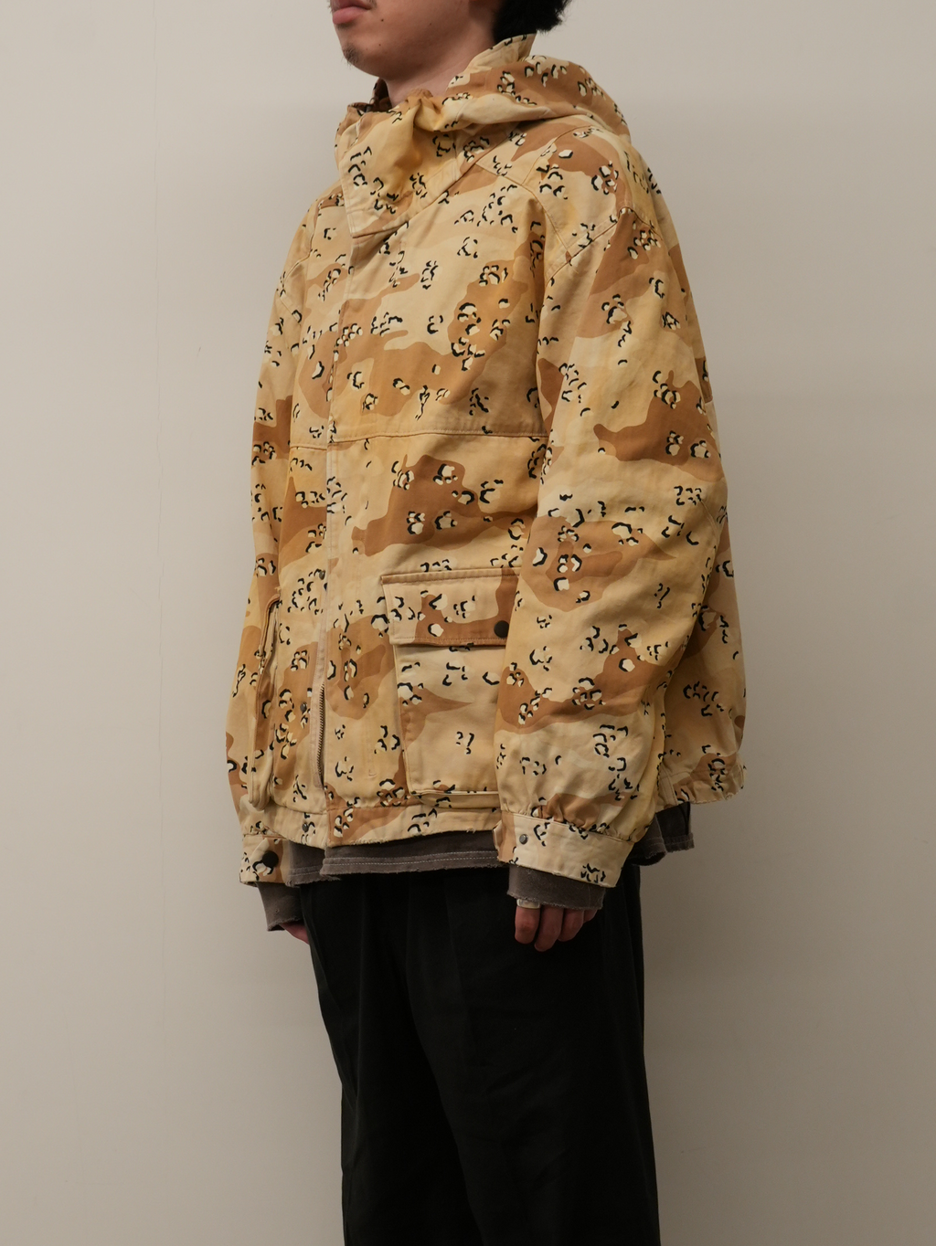 CAMO ZIPUP HOODIE(CHOCOLATE CHIP) – ANCELLM CAMO ZIPUP HOODIE(CHOCOLATE CHIP) – ANCELLM