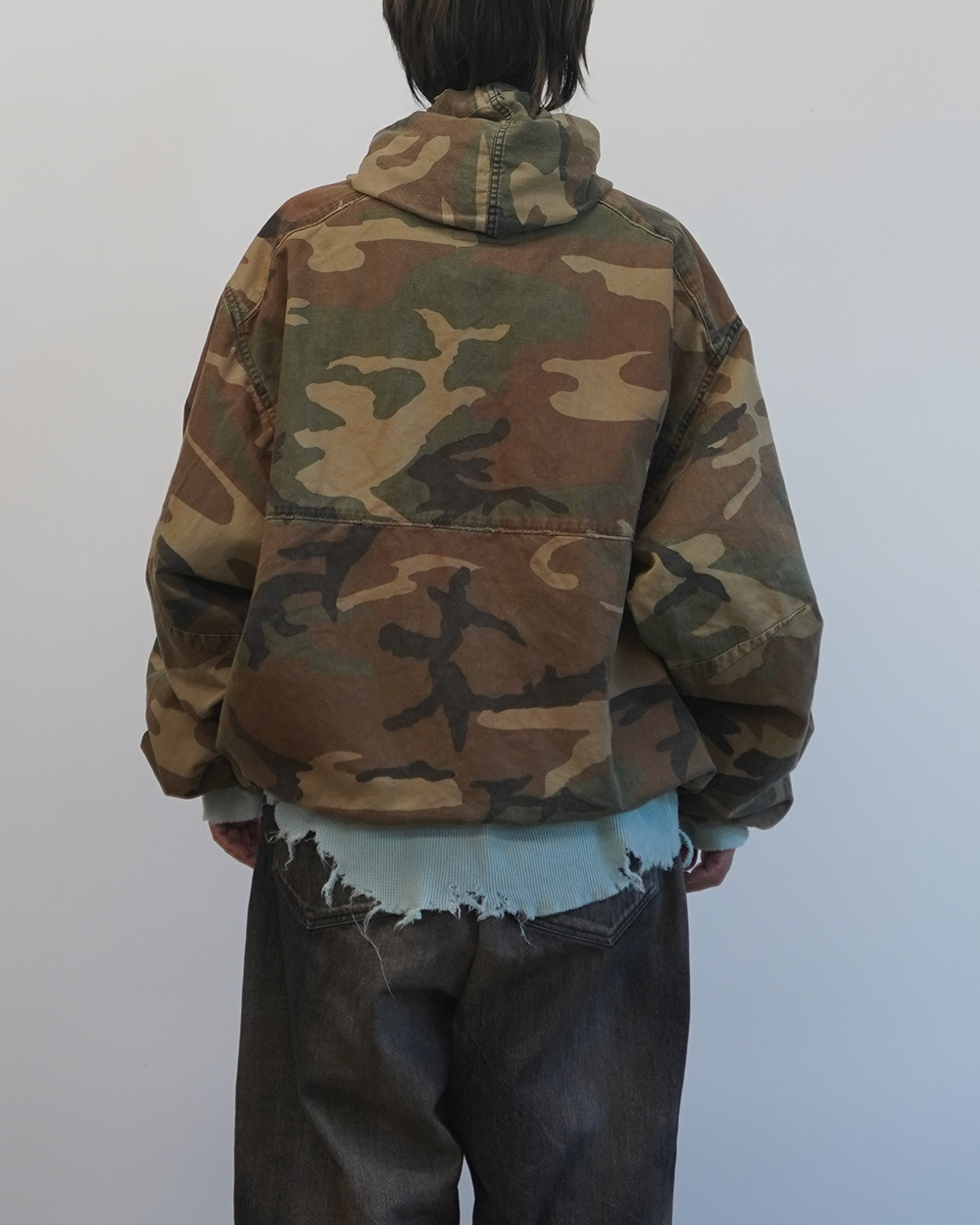 CAMO HOODIE JACKET(WOODLAND)