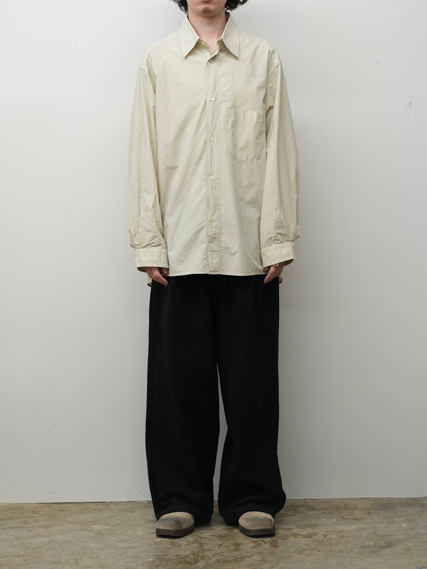 2TUCK SWEAT PANTS(BLACK)