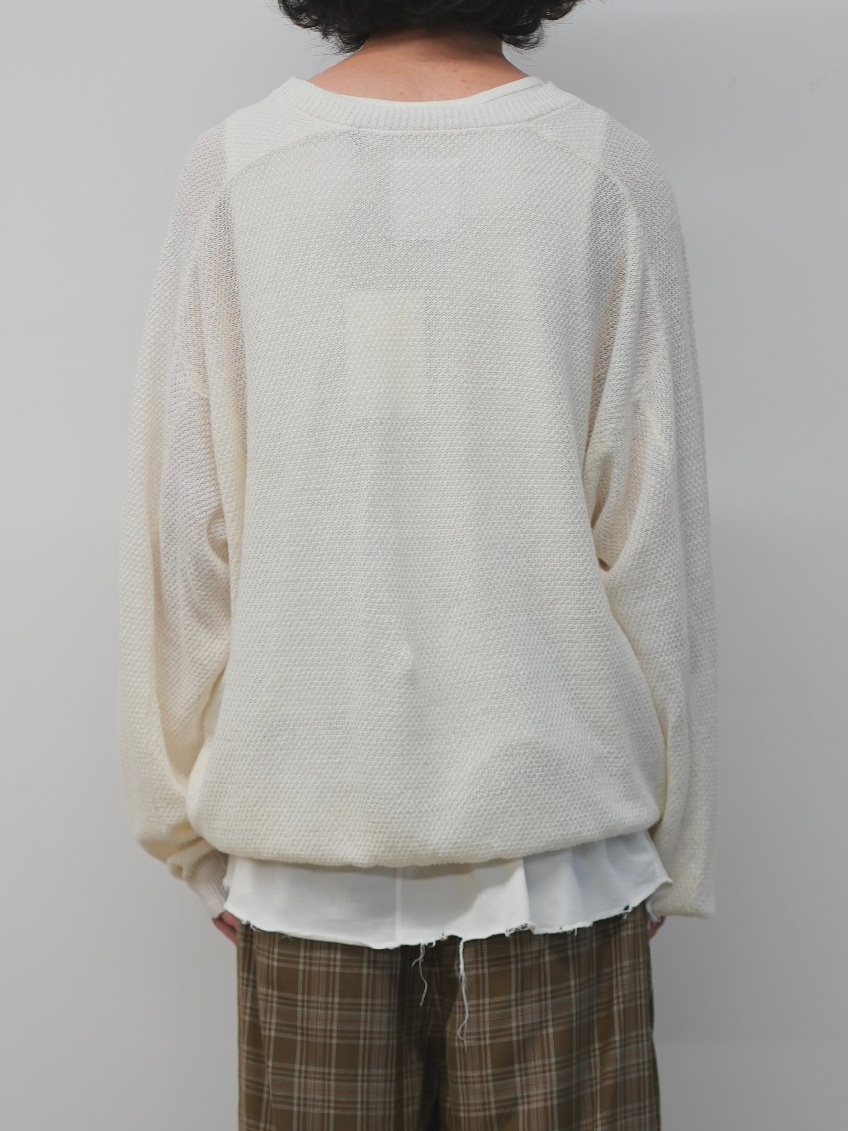 LINEN TUCK IN KNIT(IVORY) – ANCELLM