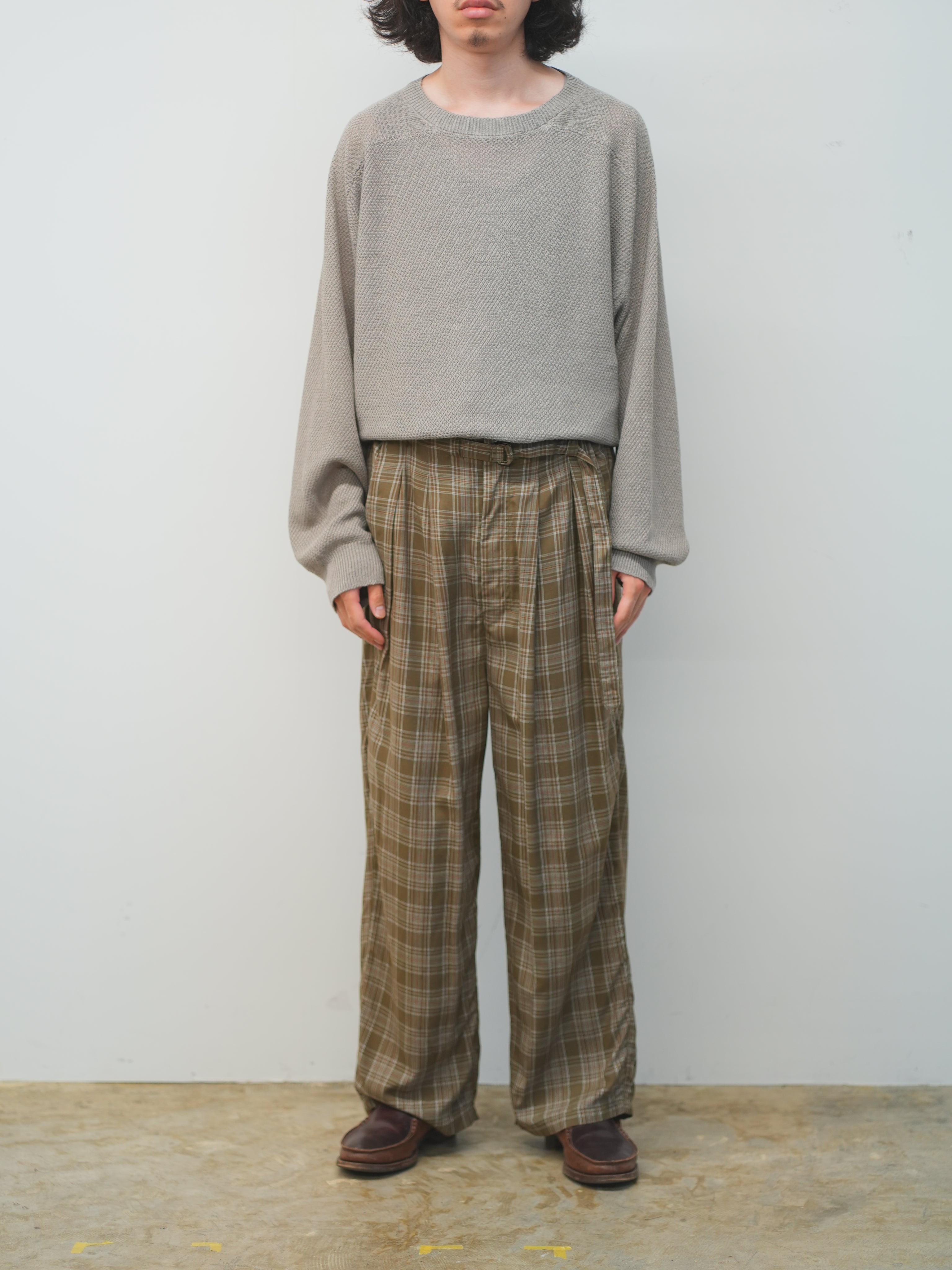 LINEN TUCK IN KNIT(GREIGE) – ANCELLM