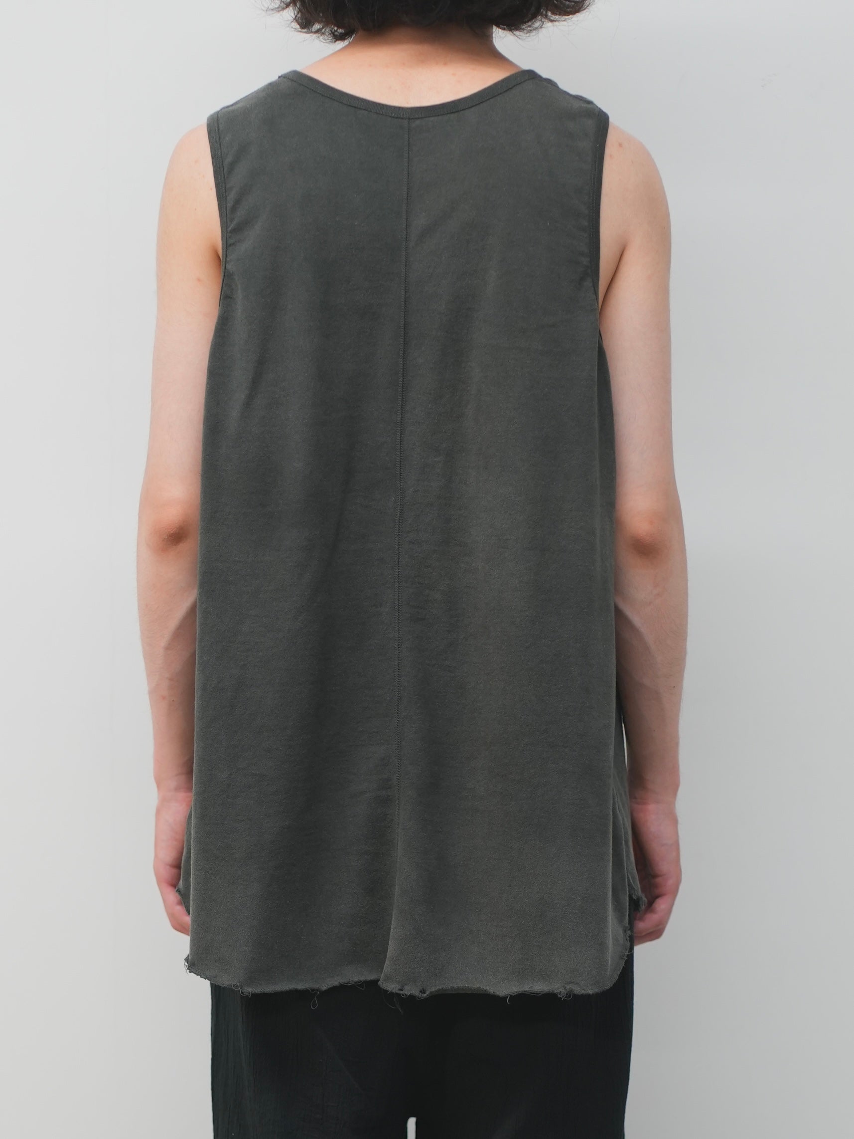 UNEVENNESS TANK TOP(BLACK) – ANCELLM