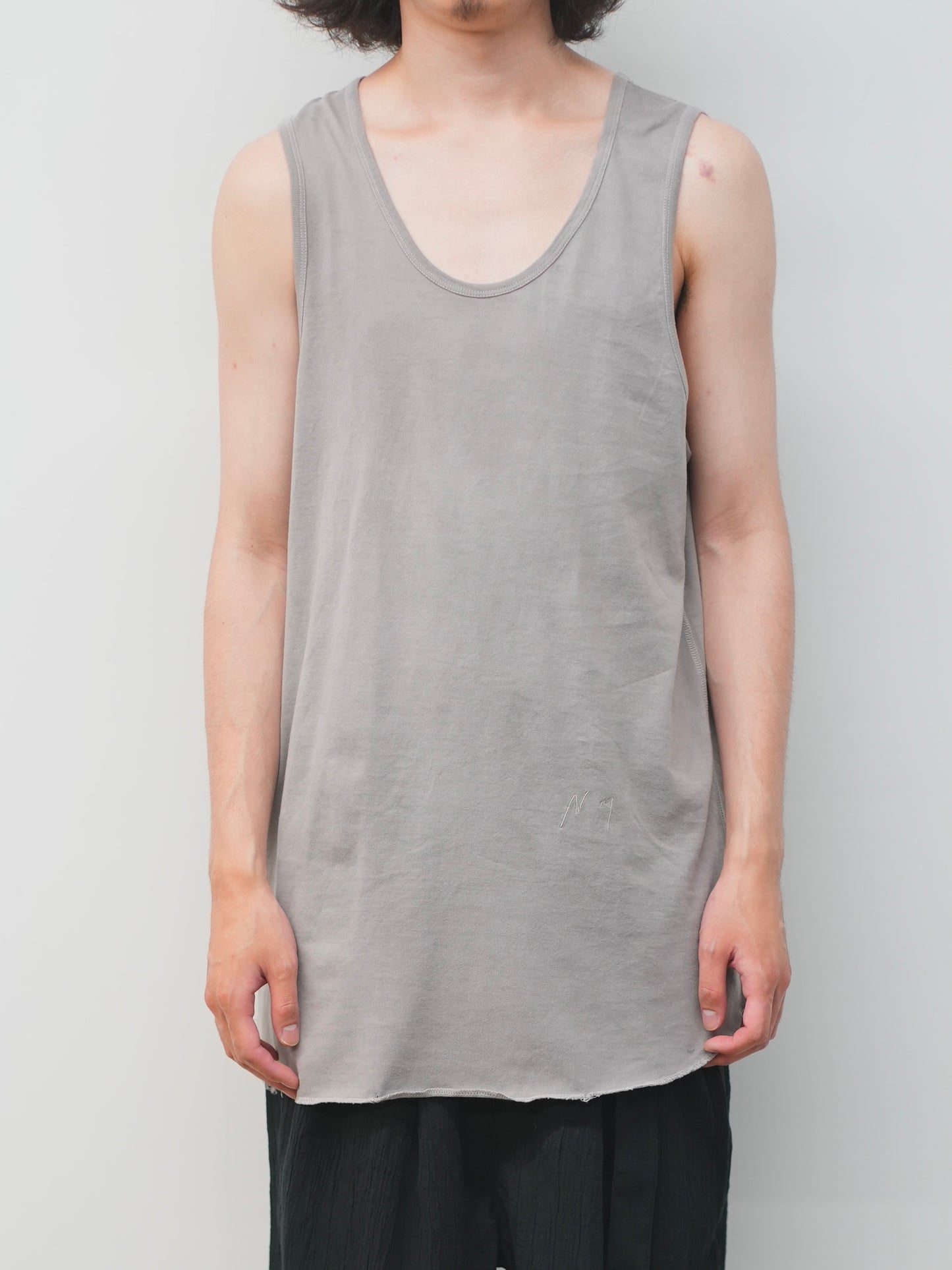UNEVENNESS TANK TOP(GREIGE)