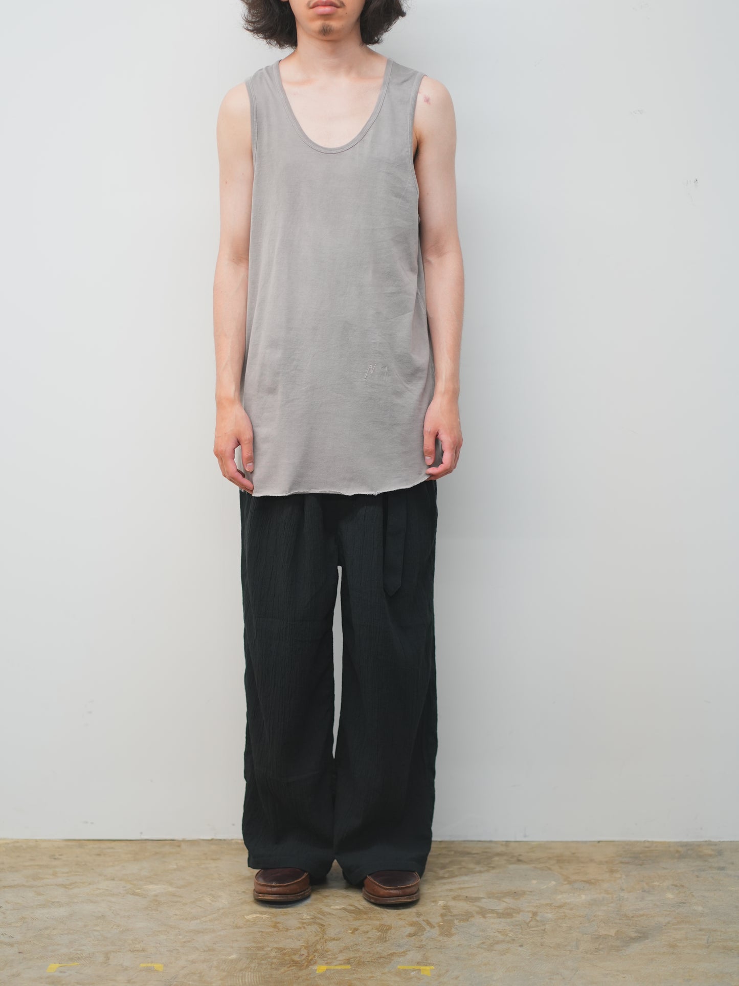 UNEVENNESS TANK TOP(GREIGE)