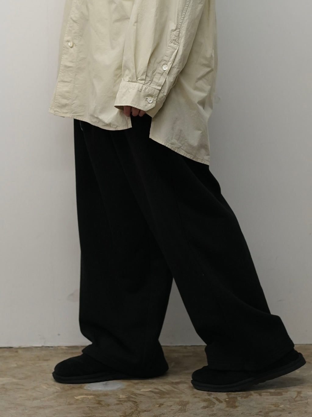 2TUCK SWEAT PANTS(BLACK)