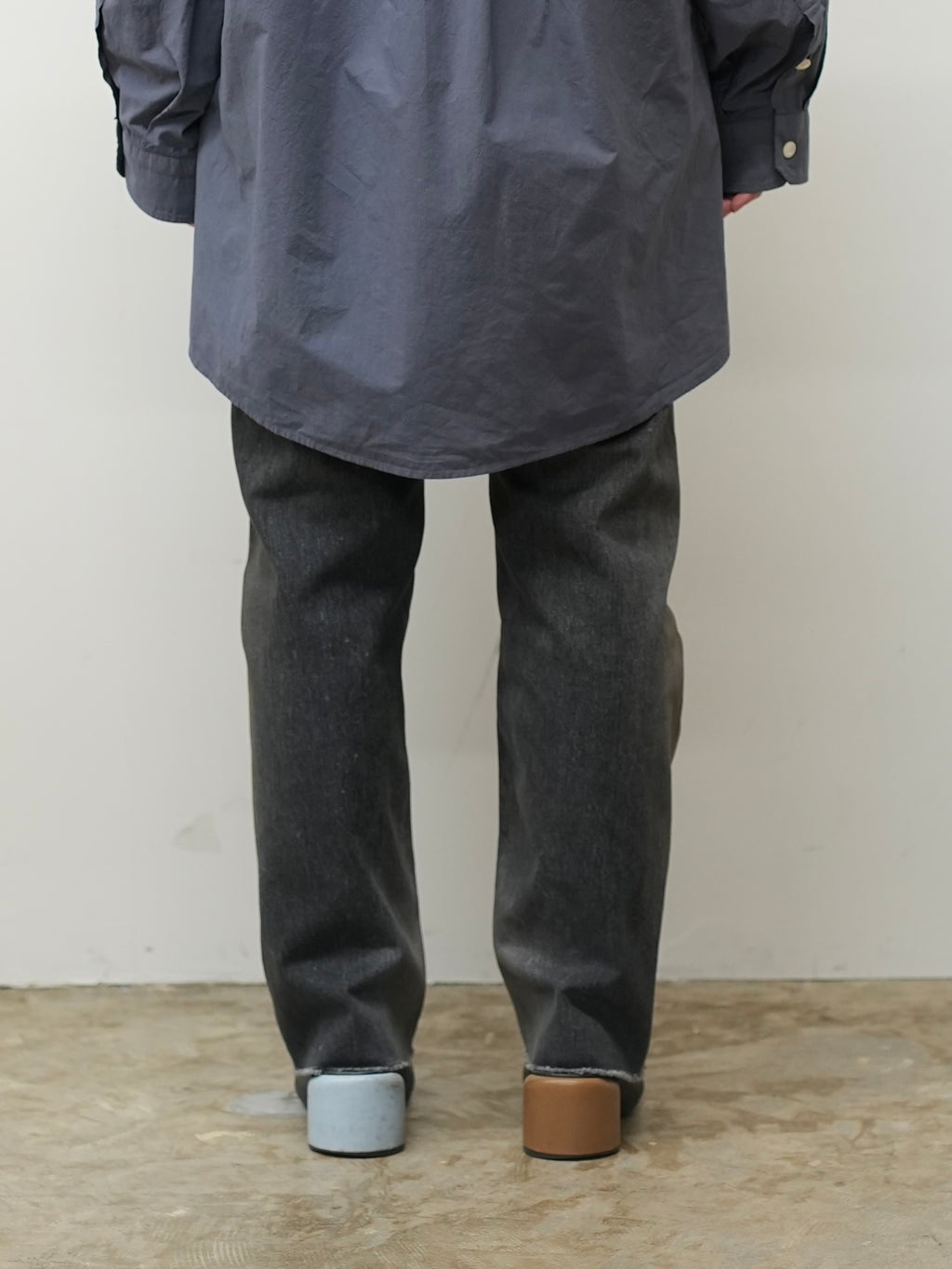 #07 SLIM STRAIGHT 5P DENIM PANTS(BLACK)