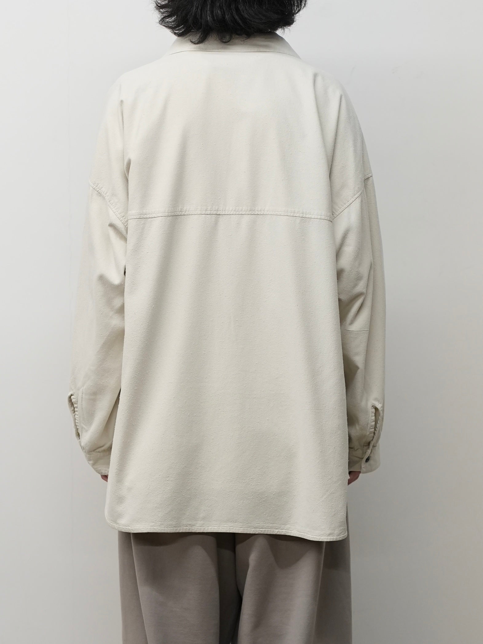 SILK NEP LONG SHIRT(OFF) – ANCELLM