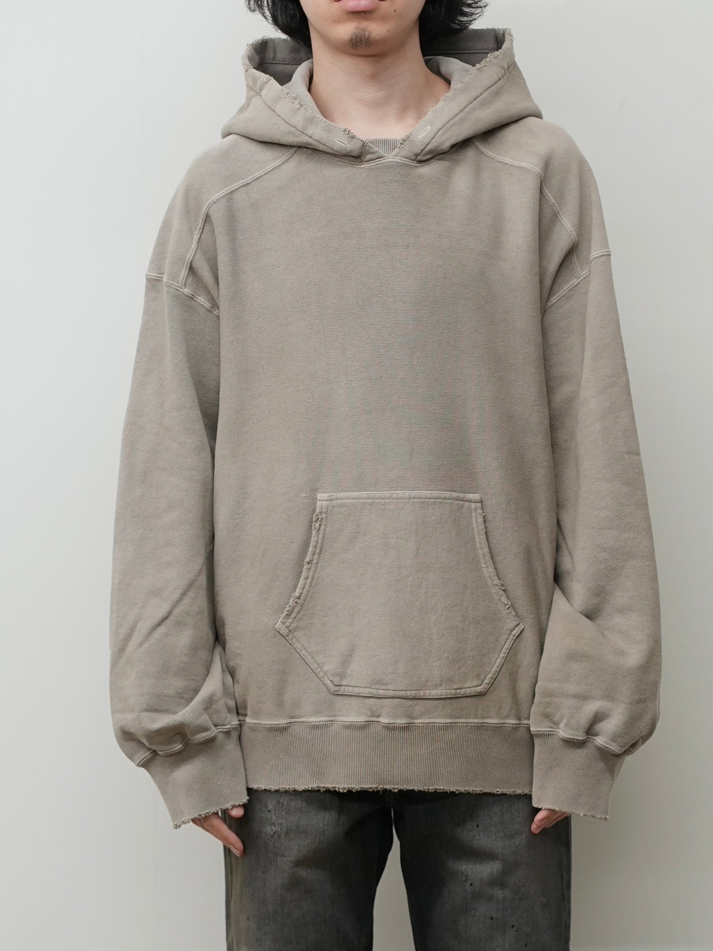 SWITCHING HOODIE(GRAY)