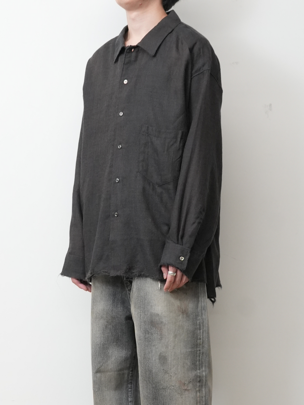 トップス ANCELLM 25AW WOOL KERSEY SHIRT トップス ANCELLM 25AW WOOL KERSEY SHIRT 2025AW】 ANCELLM