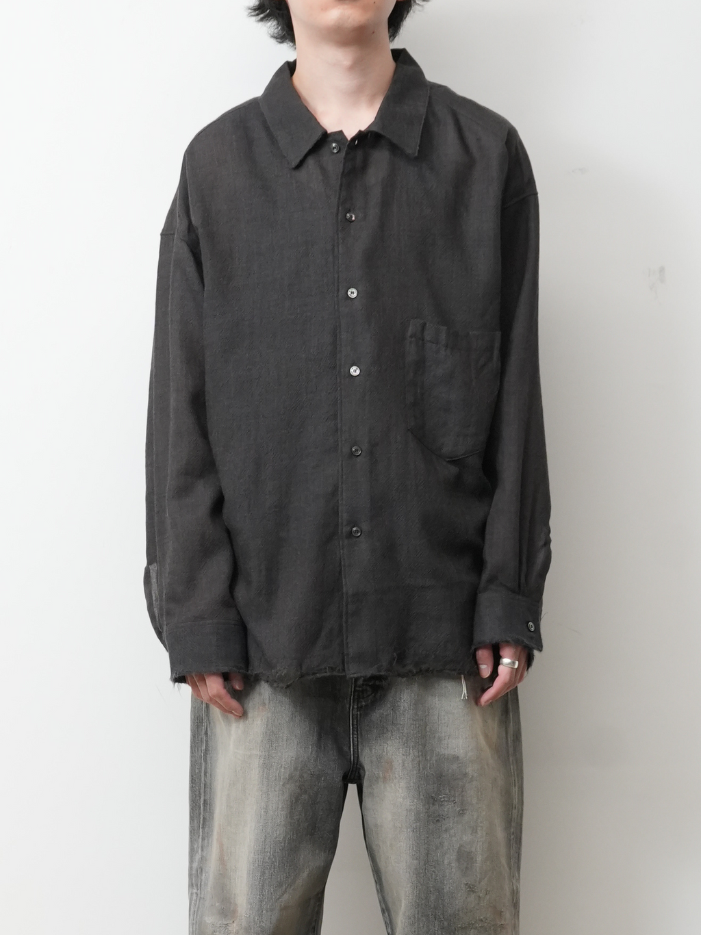 トップス ANCELLM 25AW WOOL KERSEY SHIRT 2025AW】 ANCELLM (アンセルム) 
