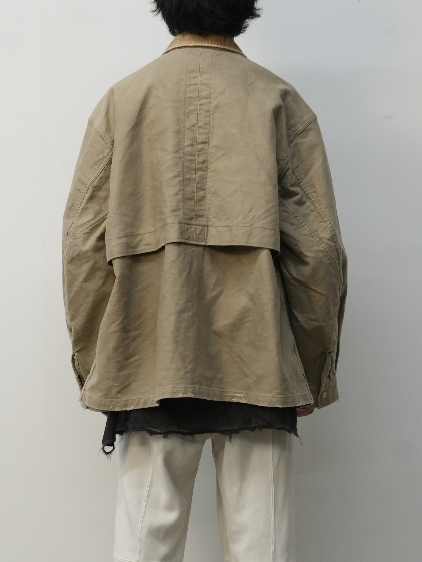 MOLESKIN WORK JACKET(BEIGE) – ANCELLM MOLESKIN WORK JACKET(BEIGE) – ANCELLM