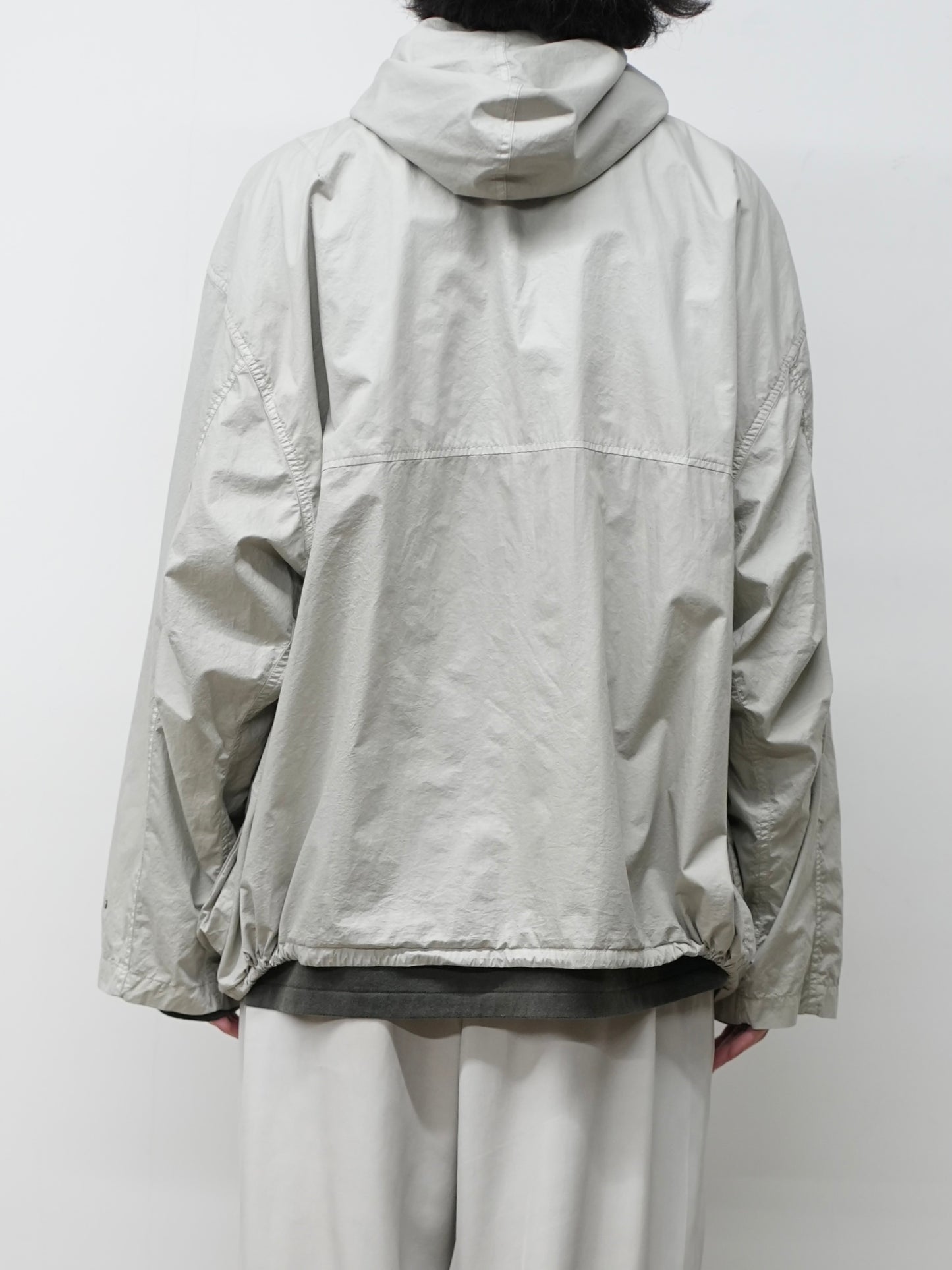 HOODED FIELD SHIRT JACKET(GRAY)