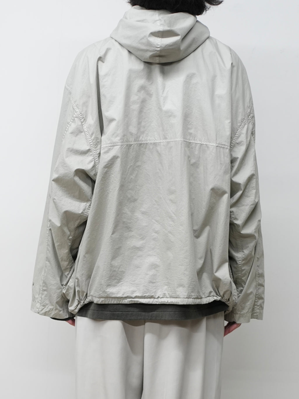 HOODED FIELD SHIRT JACKET(GRAY)