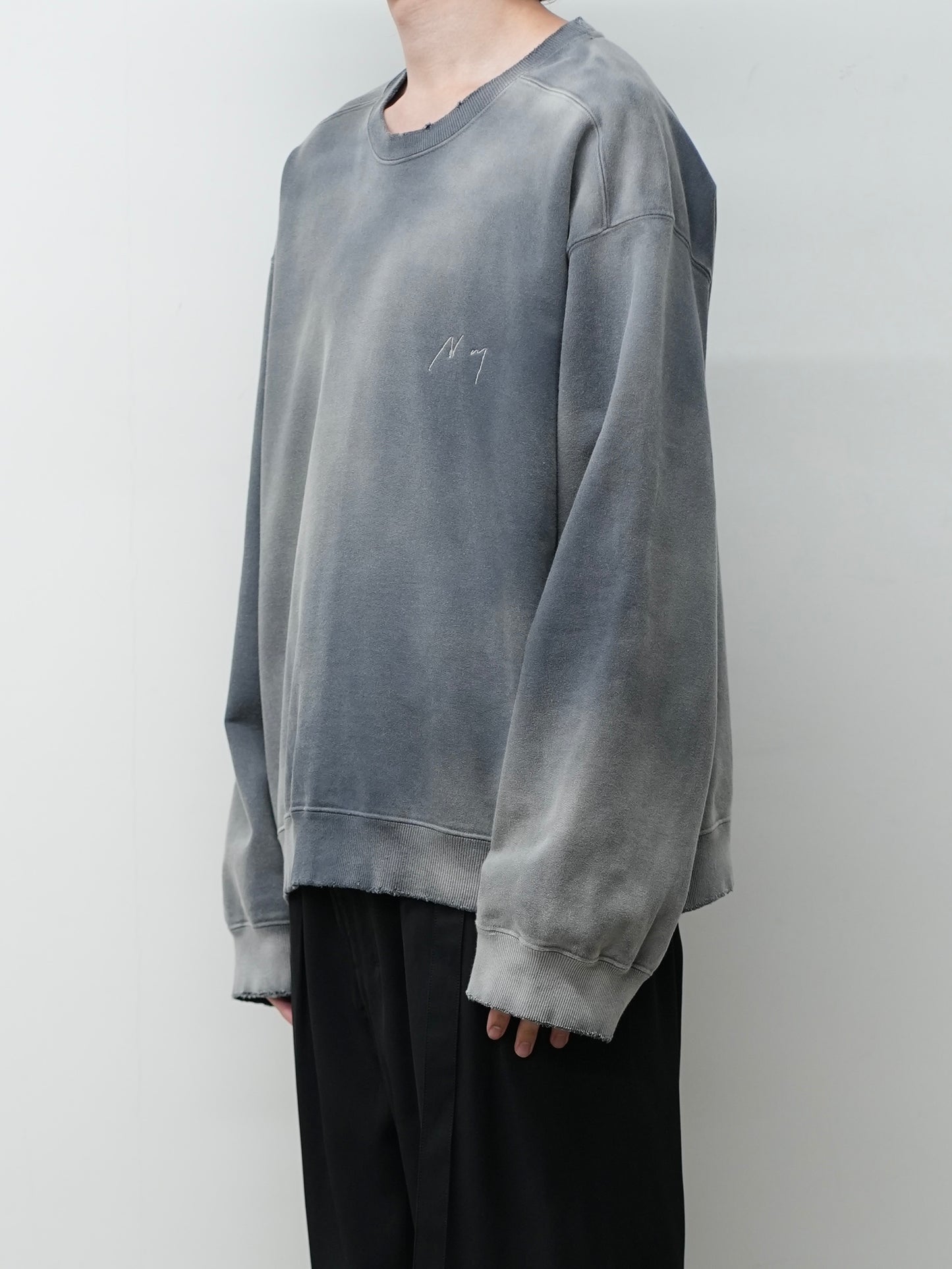 UNEVENNESS SWEAT SHIRT(GRAY)