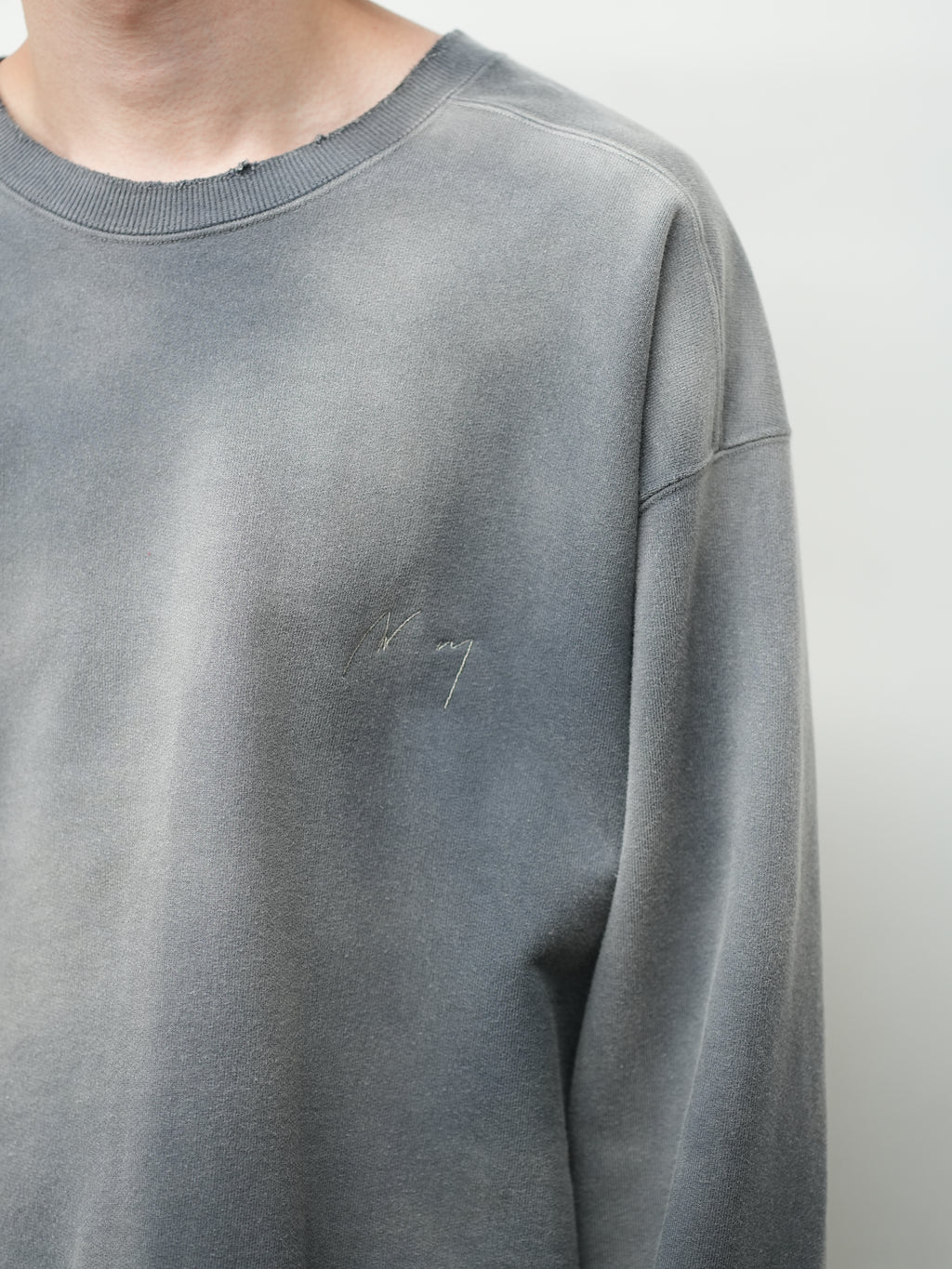 UNEVENNESS SWEAT SHIRT(GRAY)