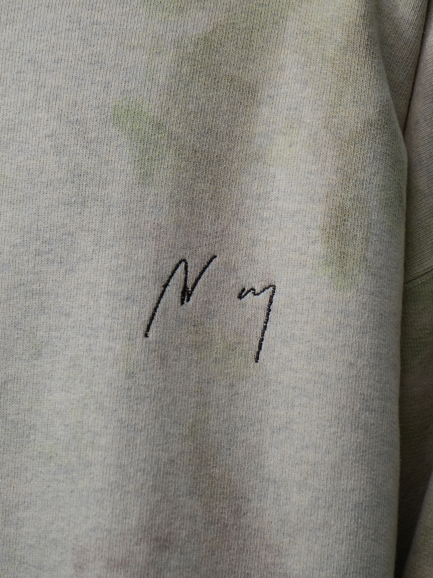 MARBLING SWEAT SHIRT(GREEN)