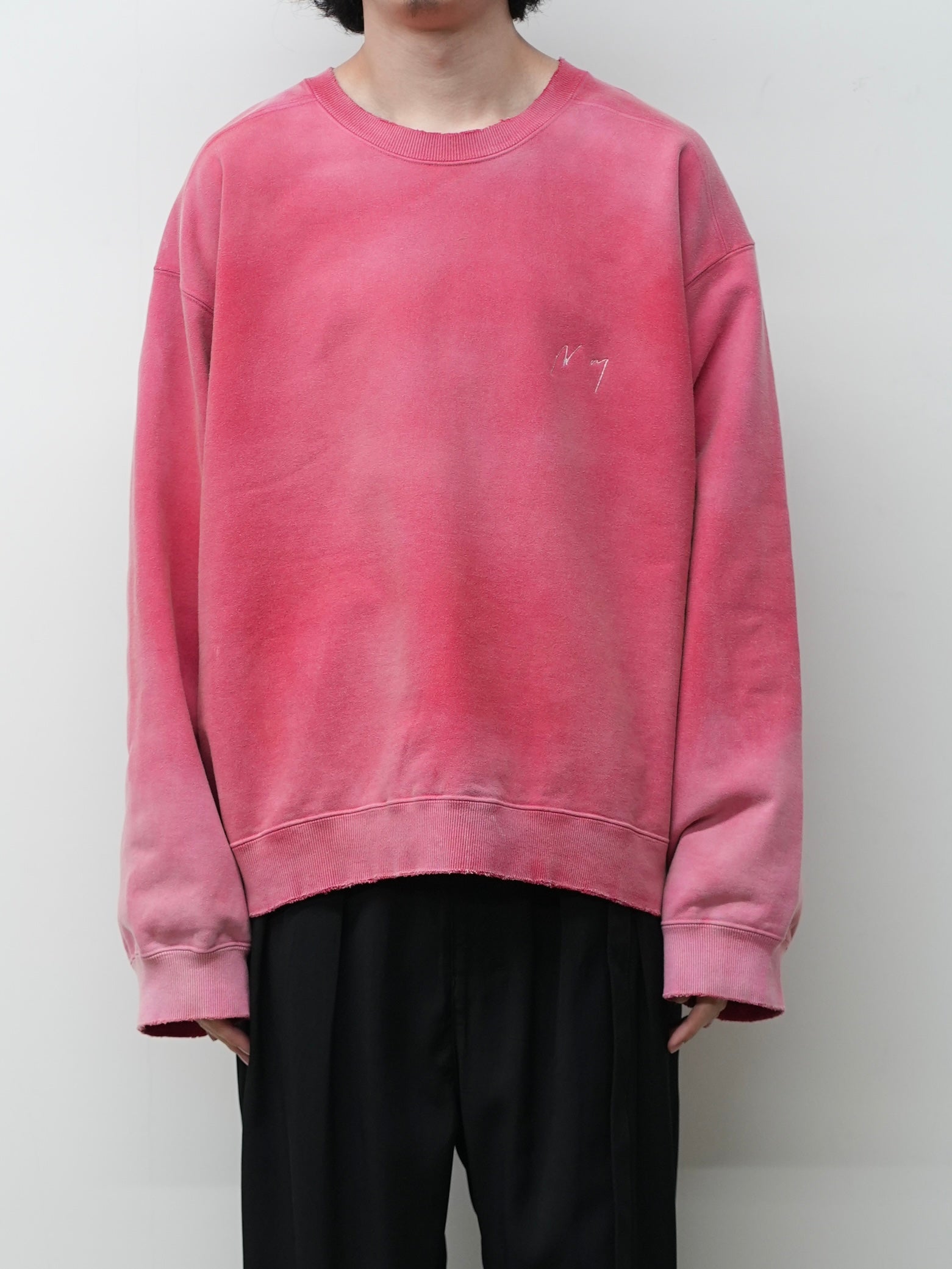 UNEVENNESS SWEAT SHIRT(RED) – ANCELLM
