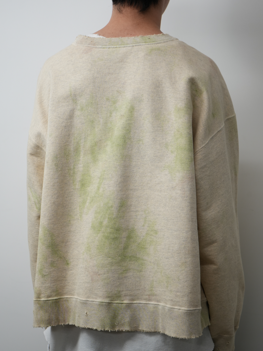 MARBLING SWEAT SHIRT(GREEN)