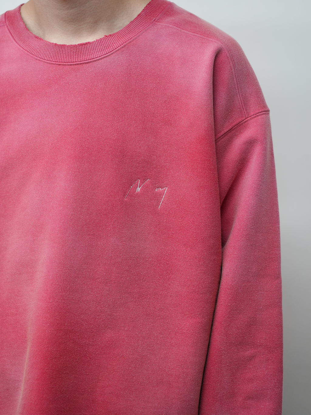 UNEVENNESS SWEAT SHIRT(RED)