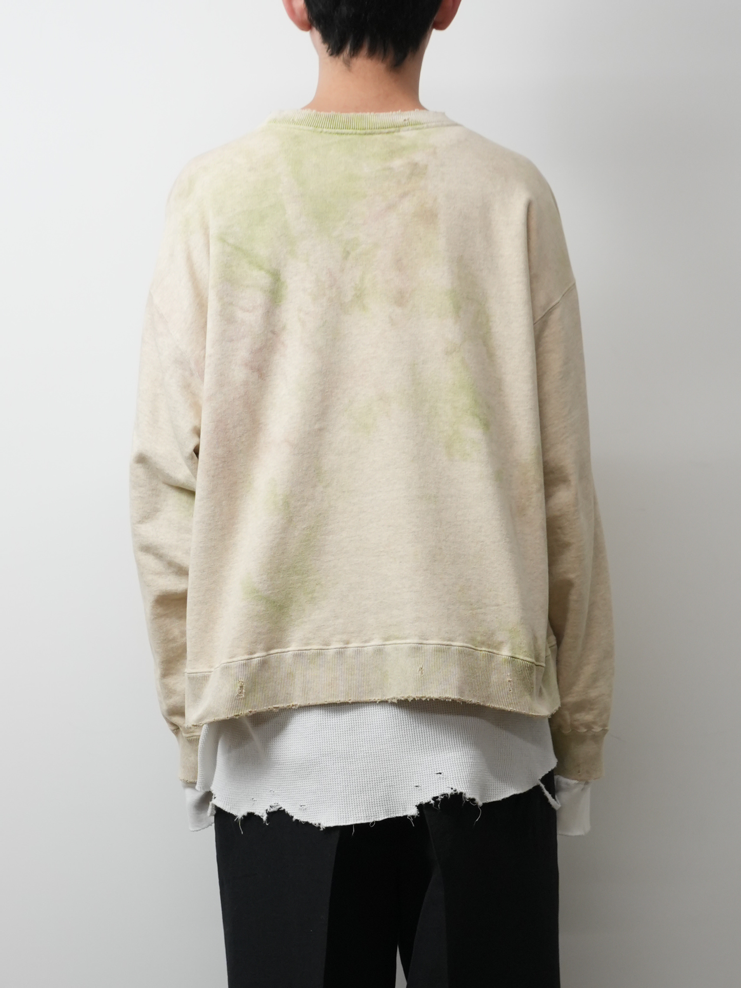 MARBLING SWEAT SHIRT(GREEN)