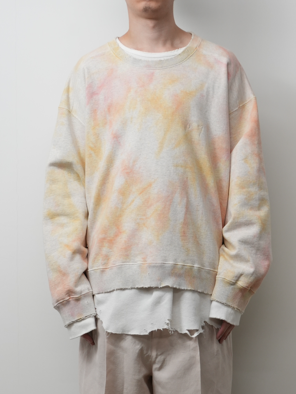 MARBLING SWEAT SHIRT(PINK)