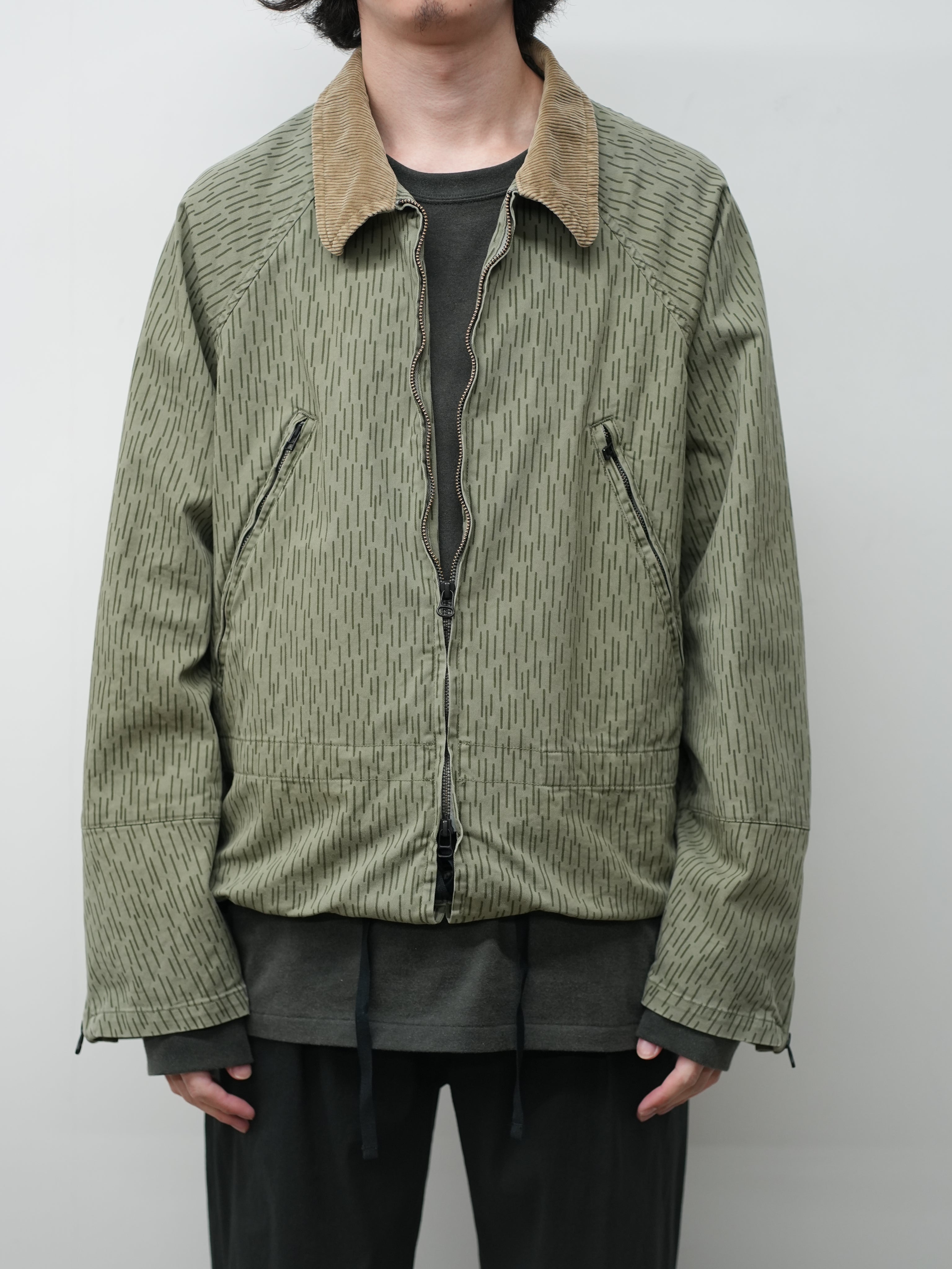 CAMO ZIPUP JACKET(RAIN DROP CAMO) – ANCELLM