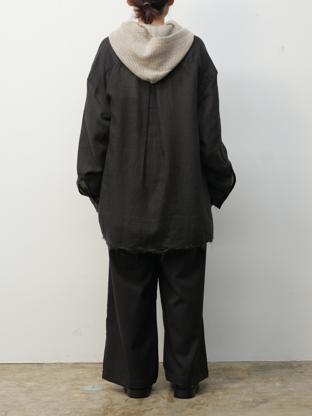 WOOL KERSEY SHIRT(BROWN) – ANCELLM WOOL KERSEY SHIRT(BROWN) – ANCELLM