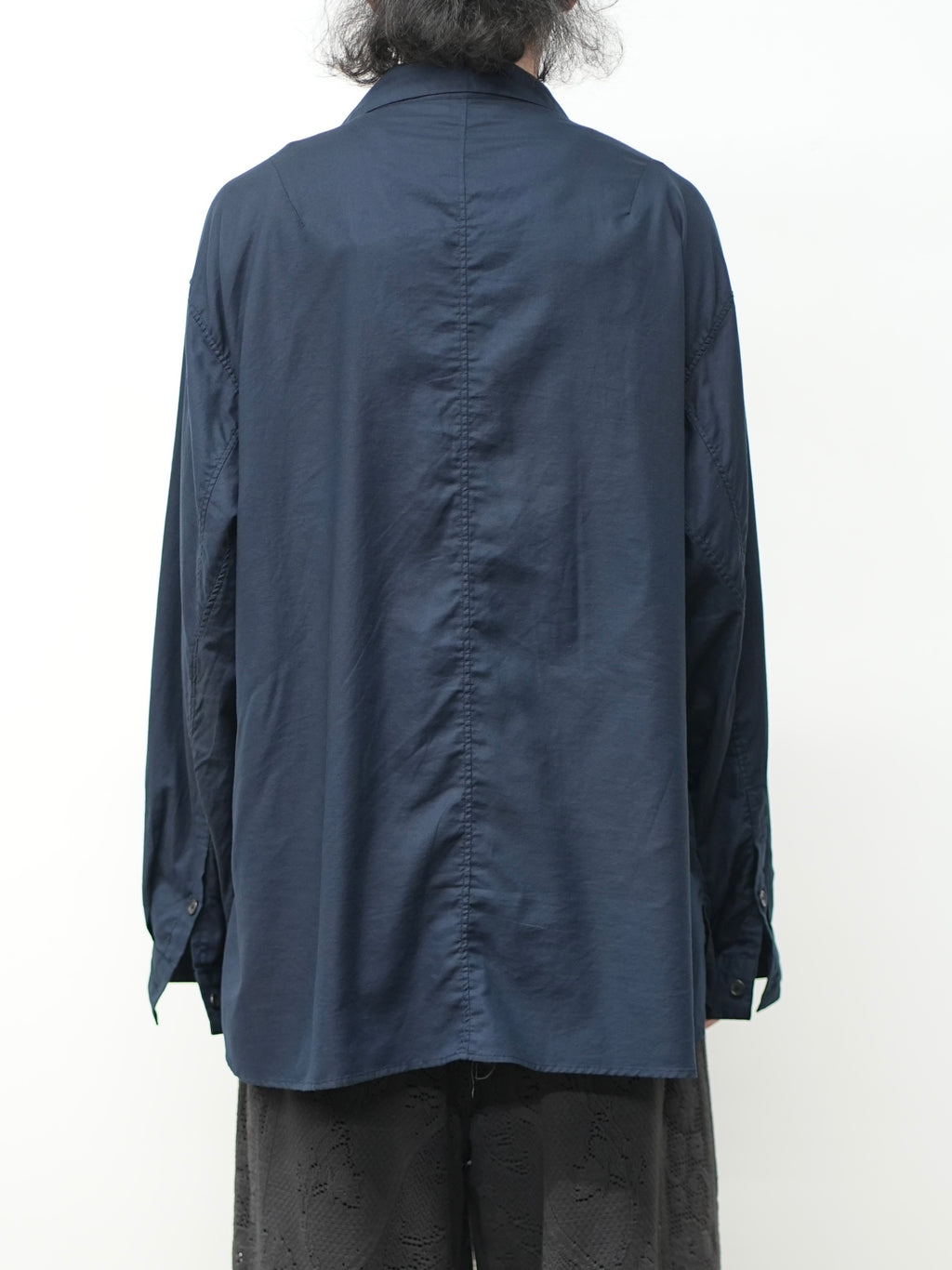 C/S TAILORED SHIRT(NAVY)