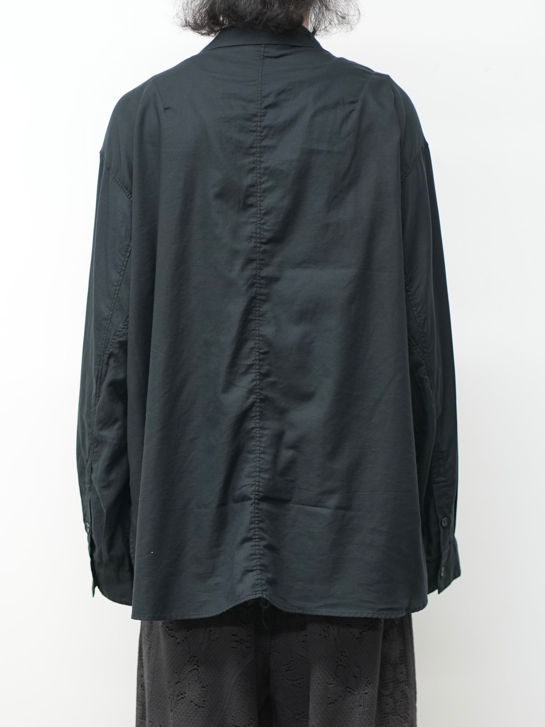 【新品】ANCELLM C/S TAILORED SHIRT BLACK2 C/S TAILORED SHIRT(BLACK) – ANCELLM