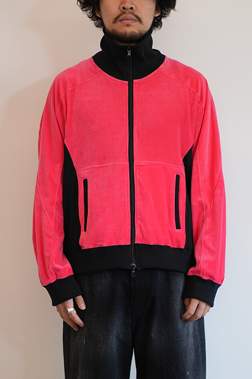 VELOUR SWITCHING JACKET(PINK)