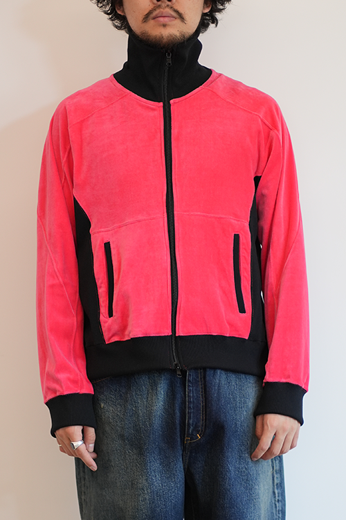 VELOUR SWITCHING JACKET(PINK)