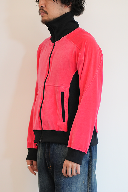 VELOUR SWITCHING JACKET(PINK)