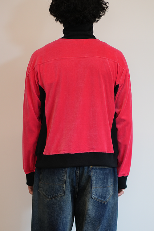 VELOUR SWITCHING JACKET(PINK)