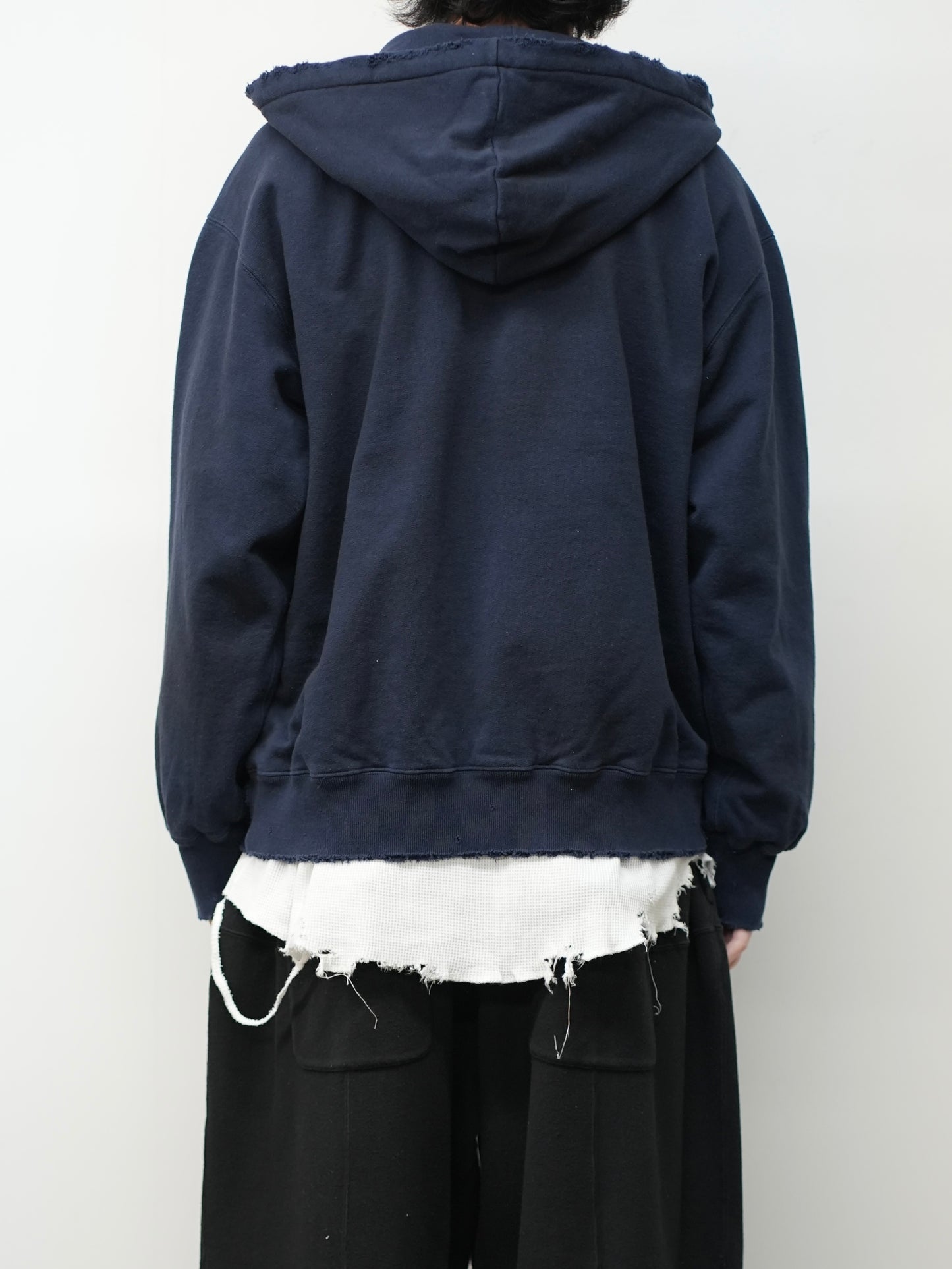 ZIP HOODIE(NAVY)