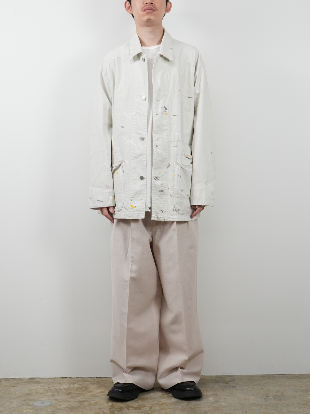 DENIM COVERALL(WHITE) サイズ3 DENIM COVERALL(WHITE) サイズ3 DENIM COVERALL(WHITE) サイズ3 DENIM COVERALL(WHITE) サイズ3