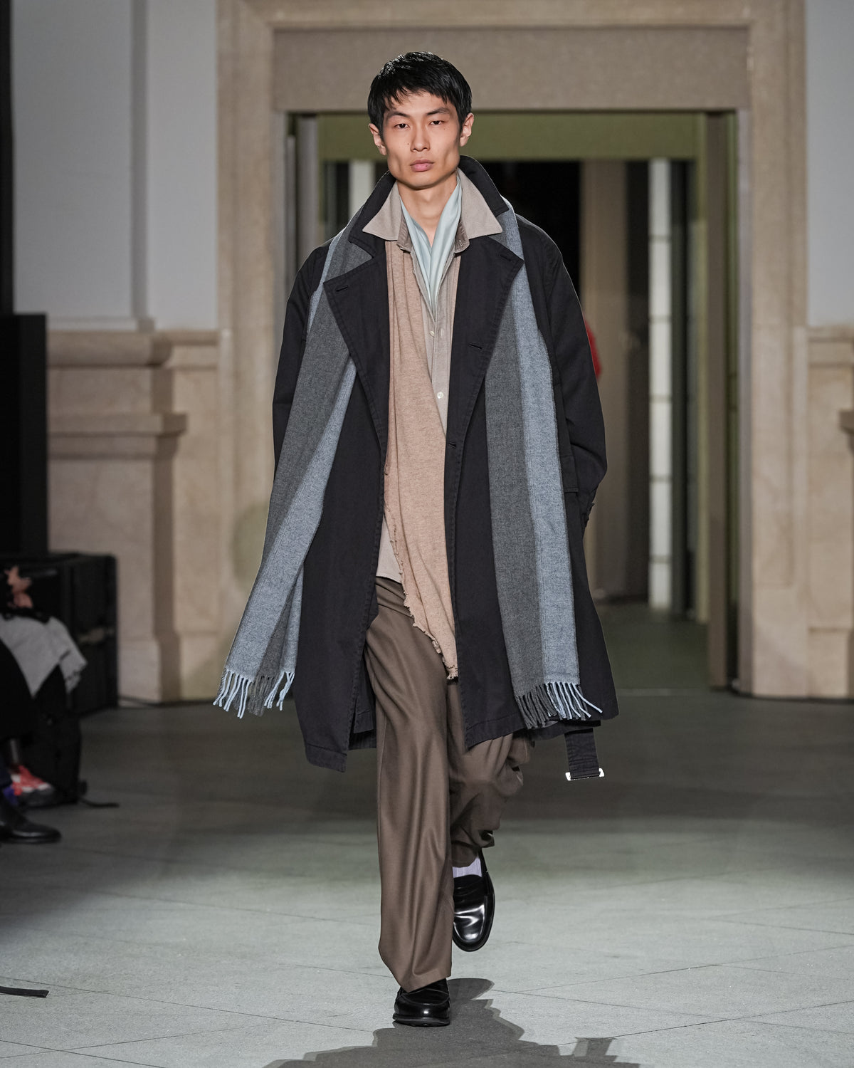 AGING COTTON M.C COAT(BLACK)