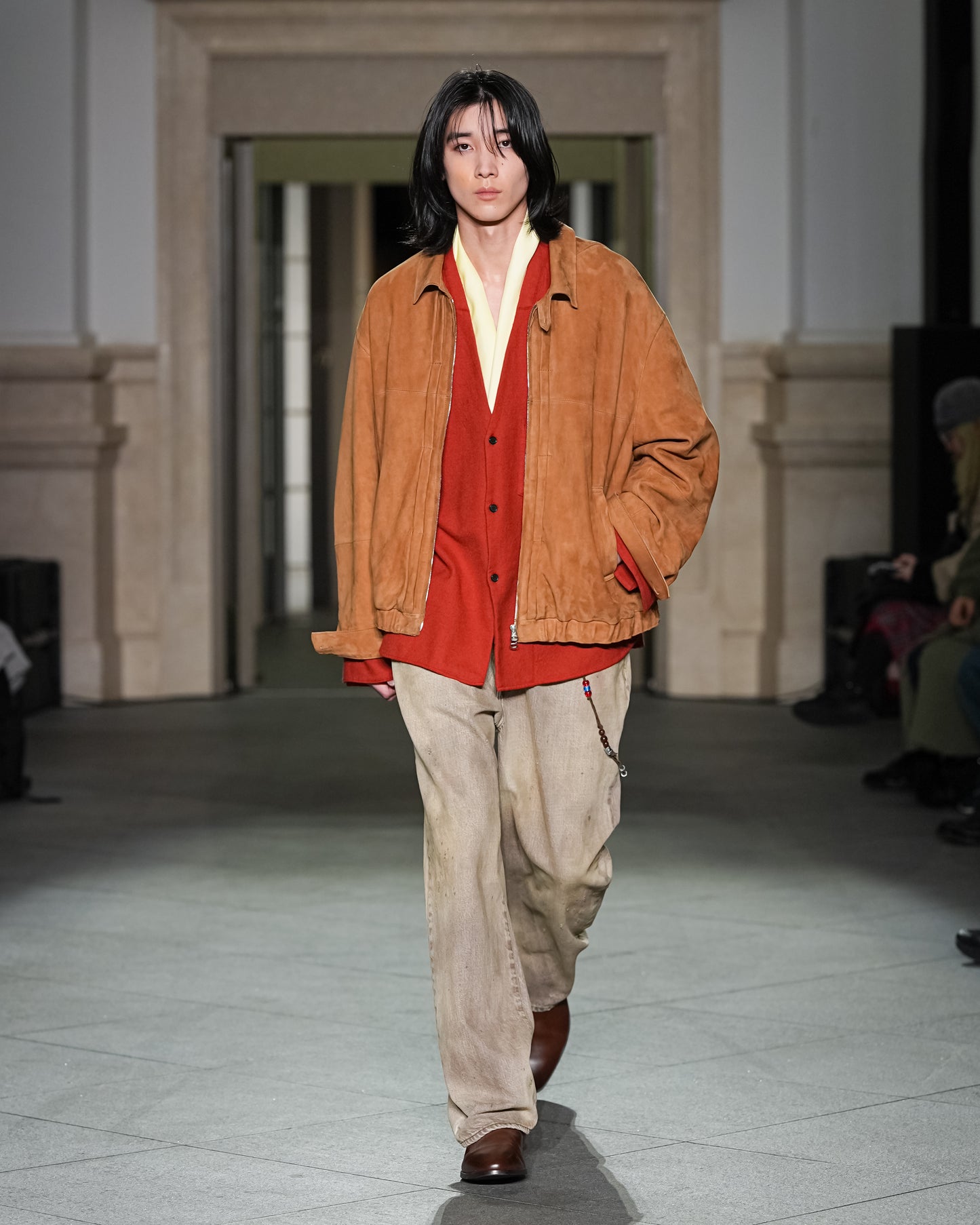 GEEP TUCK JACKET(CAMEL)