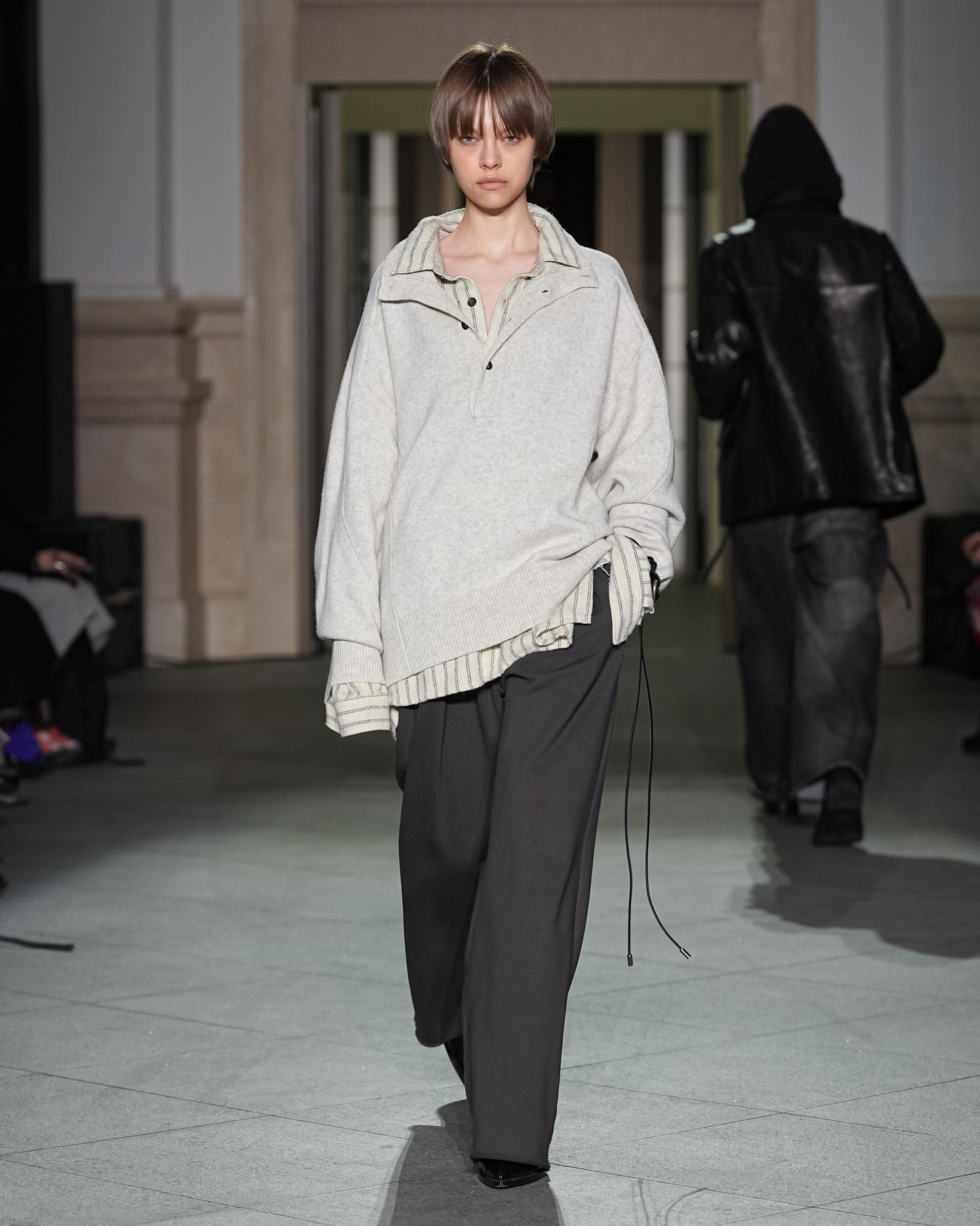SWEAT SLACKS(CHARCOAL)