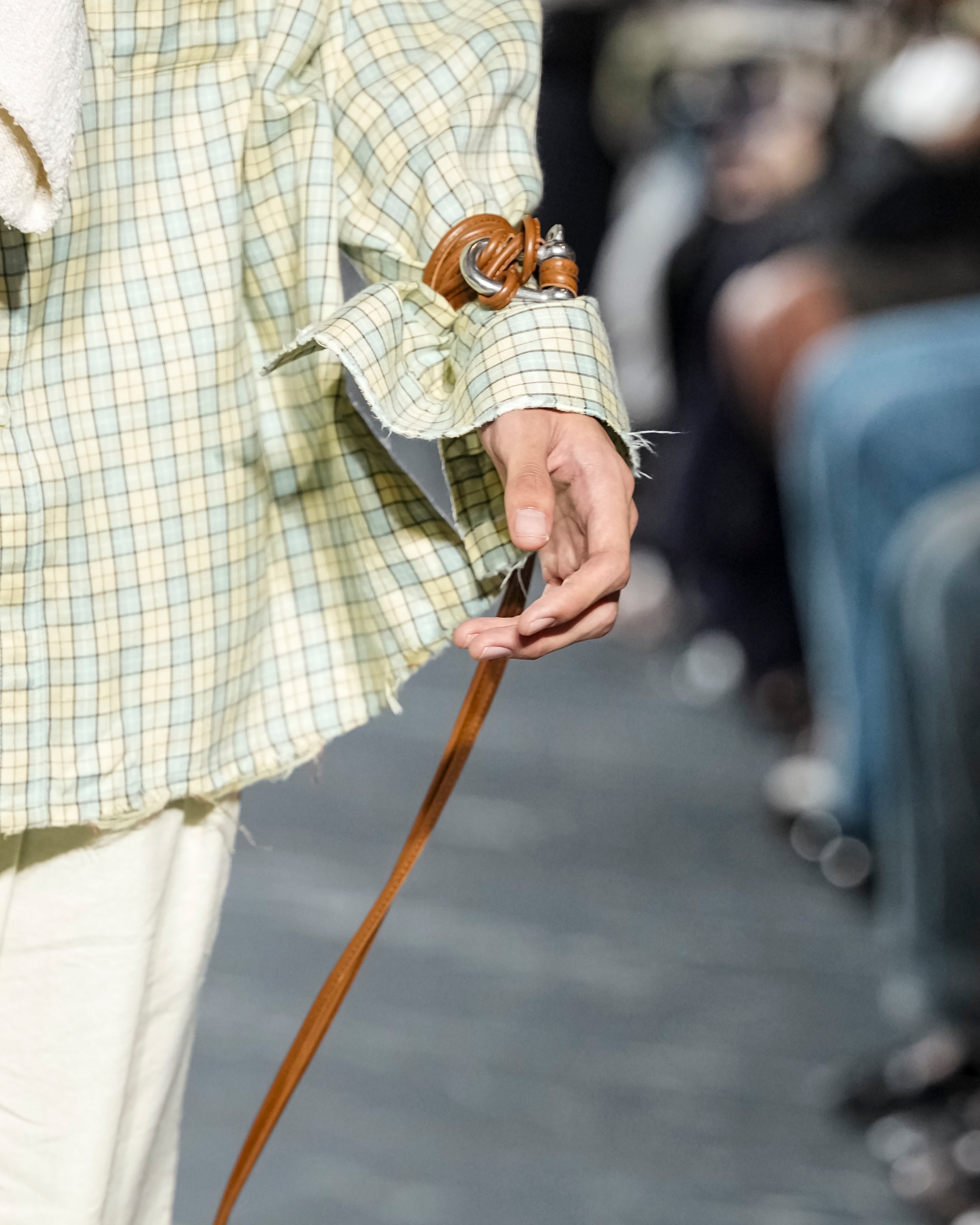 LEATHER ROPE BELT (BROWN) – ANCELLM