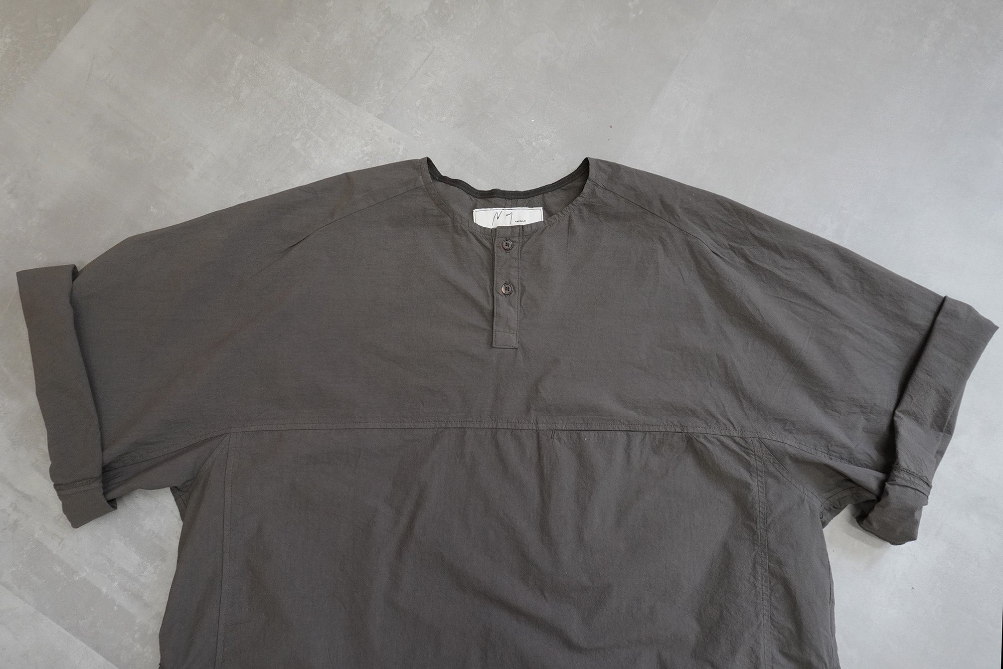 トップス ANCELLM DYED SKIPPER SS SHIRT DYED SKIPPER SS SHIRT(F.BLACK) – ANCELLM